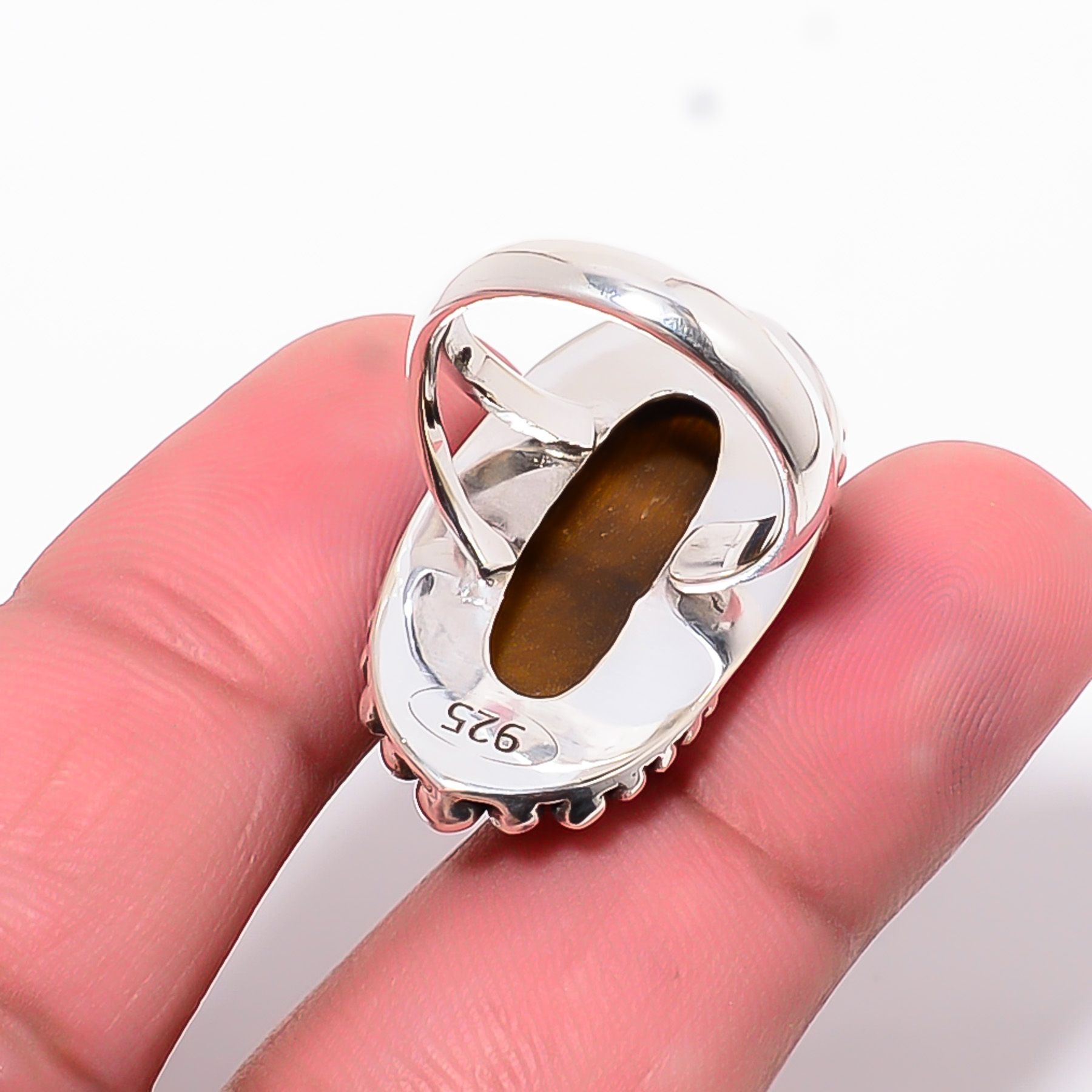 Yellow Tiger Eye - South Africa 925 Sterling Silver Ring