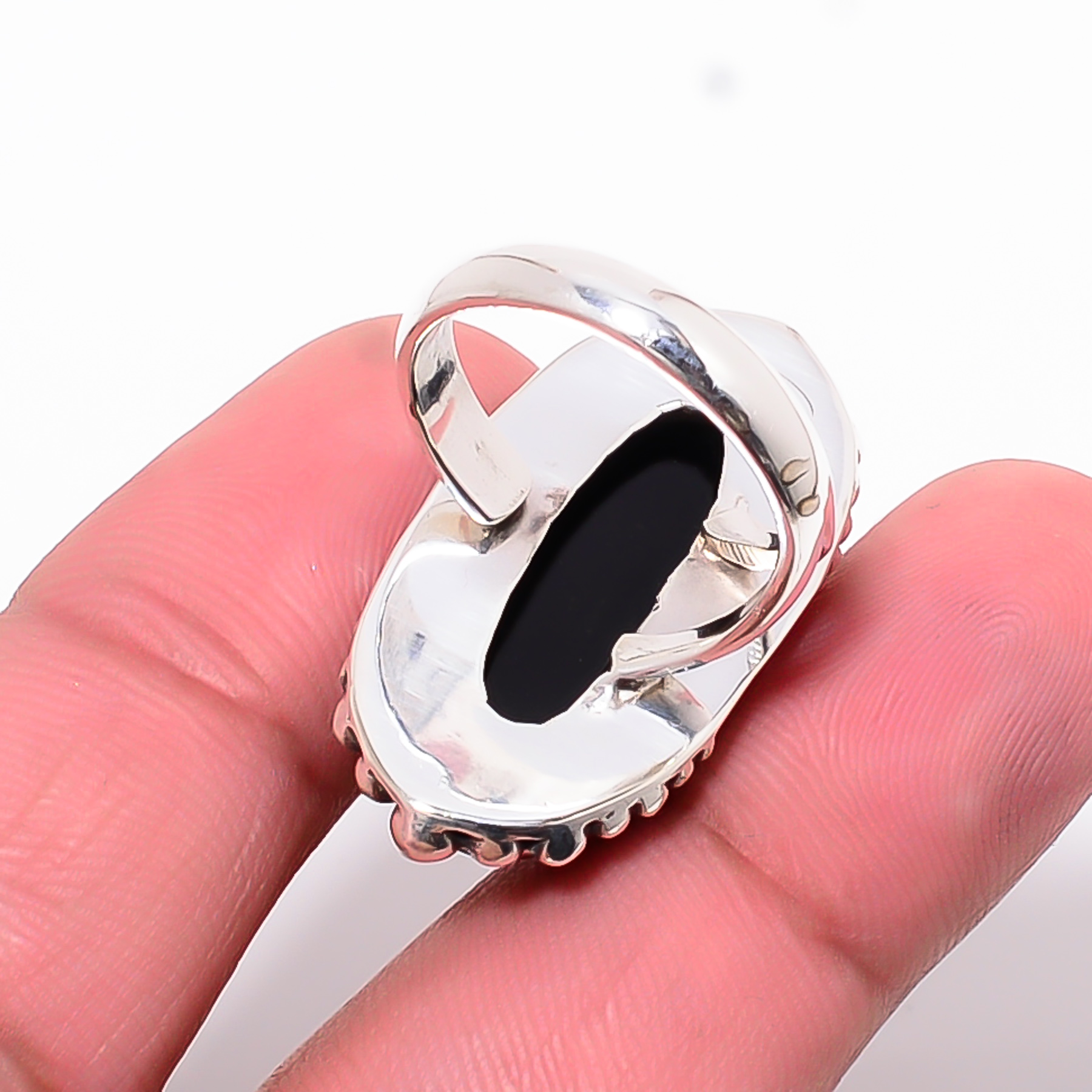 Black Onyx - Brazil 925 Sterling Silver Ring