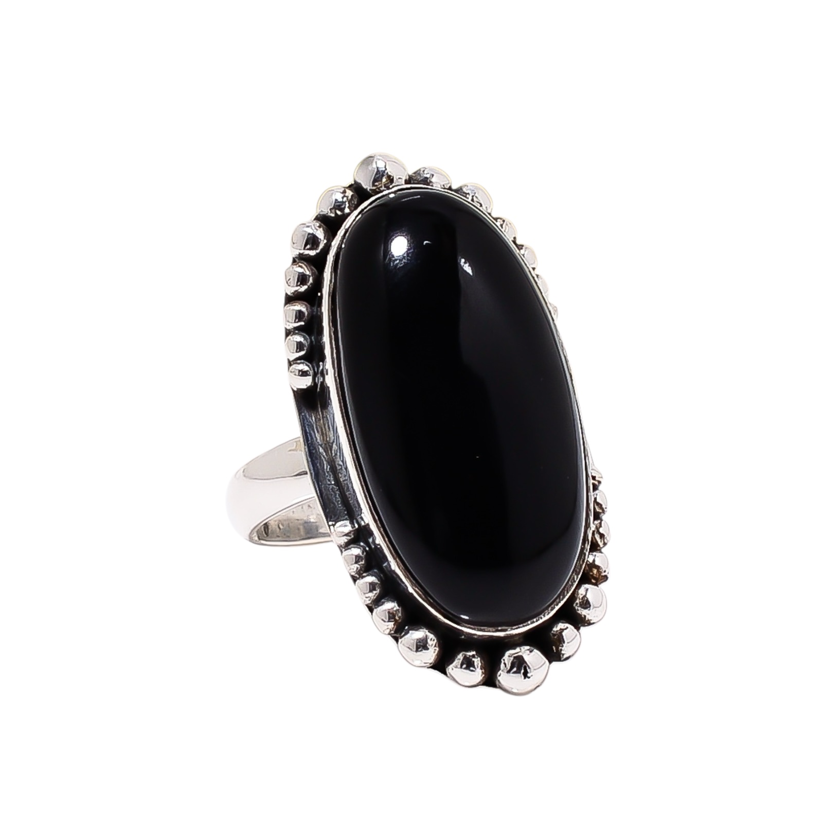 Black Onyx - Brazil 925 Sterling Silver Ring
