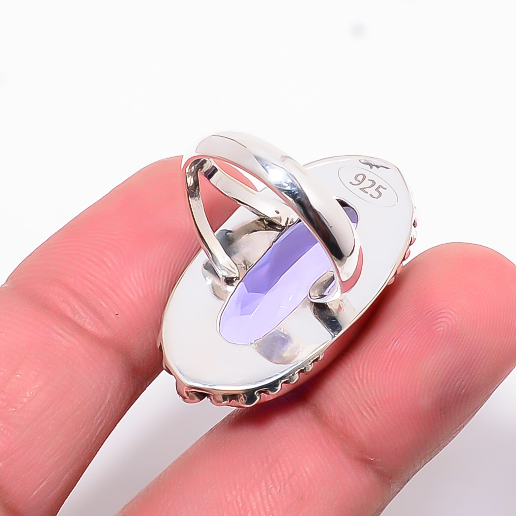 Colour Changing Alexandrite - Simulated 925 Sterling Silver Ring
