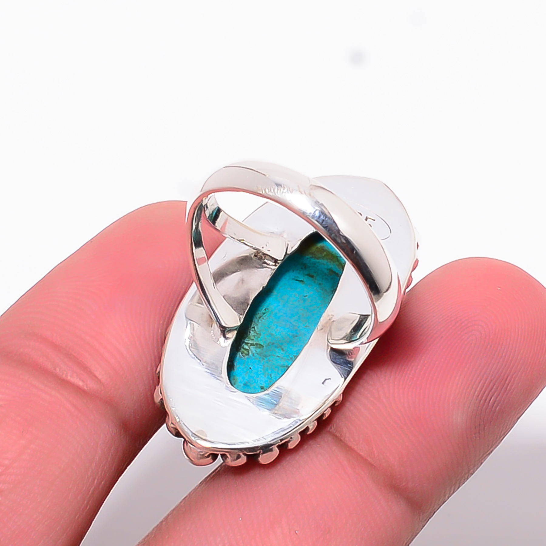Magnesite Turquoise 925 Sterling Silver Ring