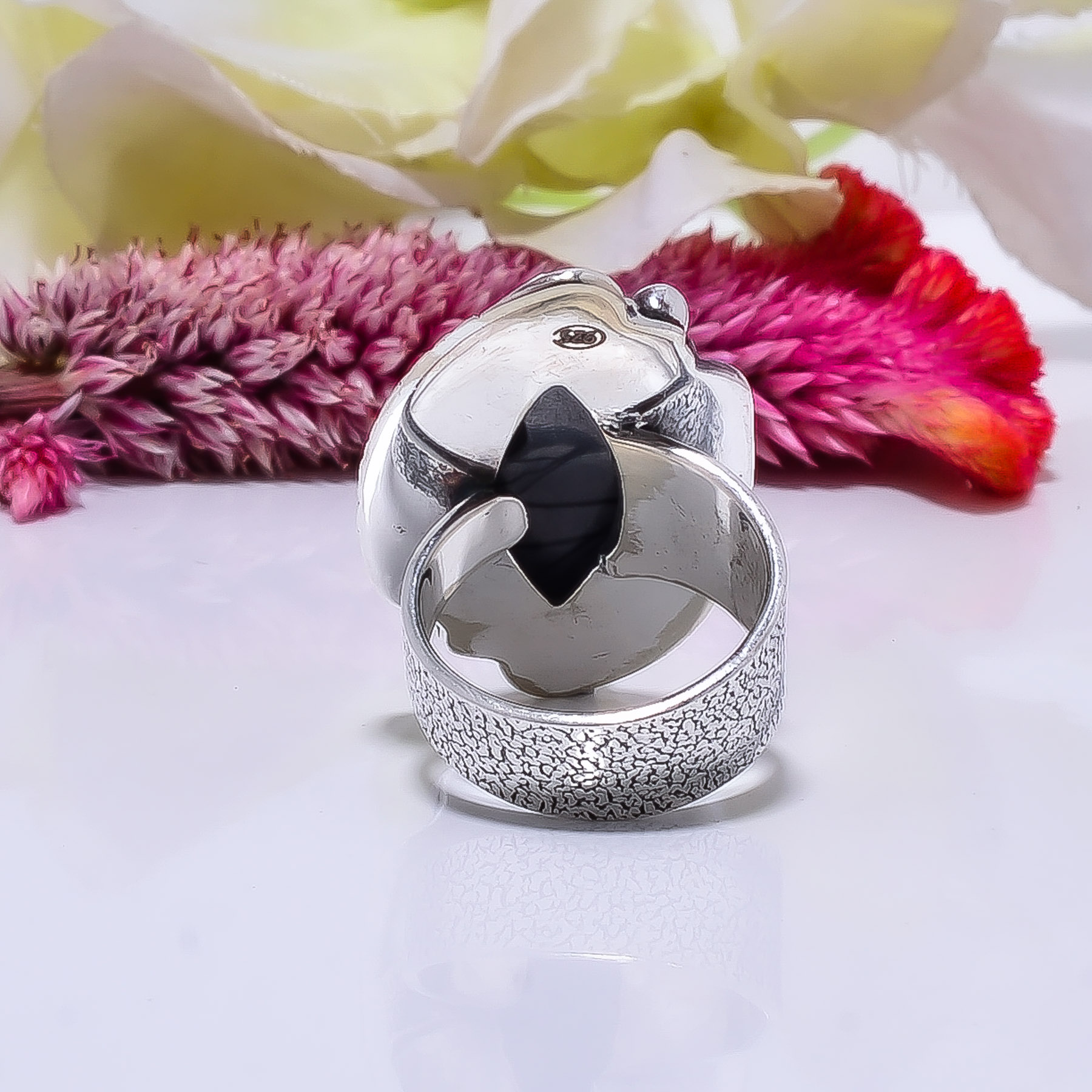Picasso Jasper - Utah Gemstone 925 Sterling Silver Ring