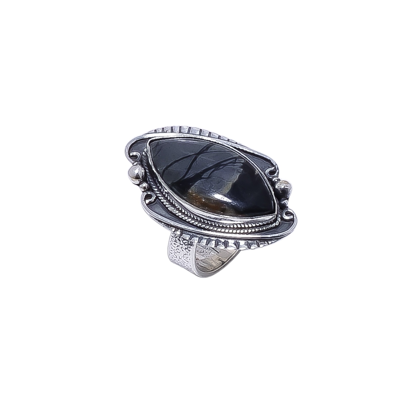 Picasso Jasper - Utah Gemstone 925 Sterling Silver Ring