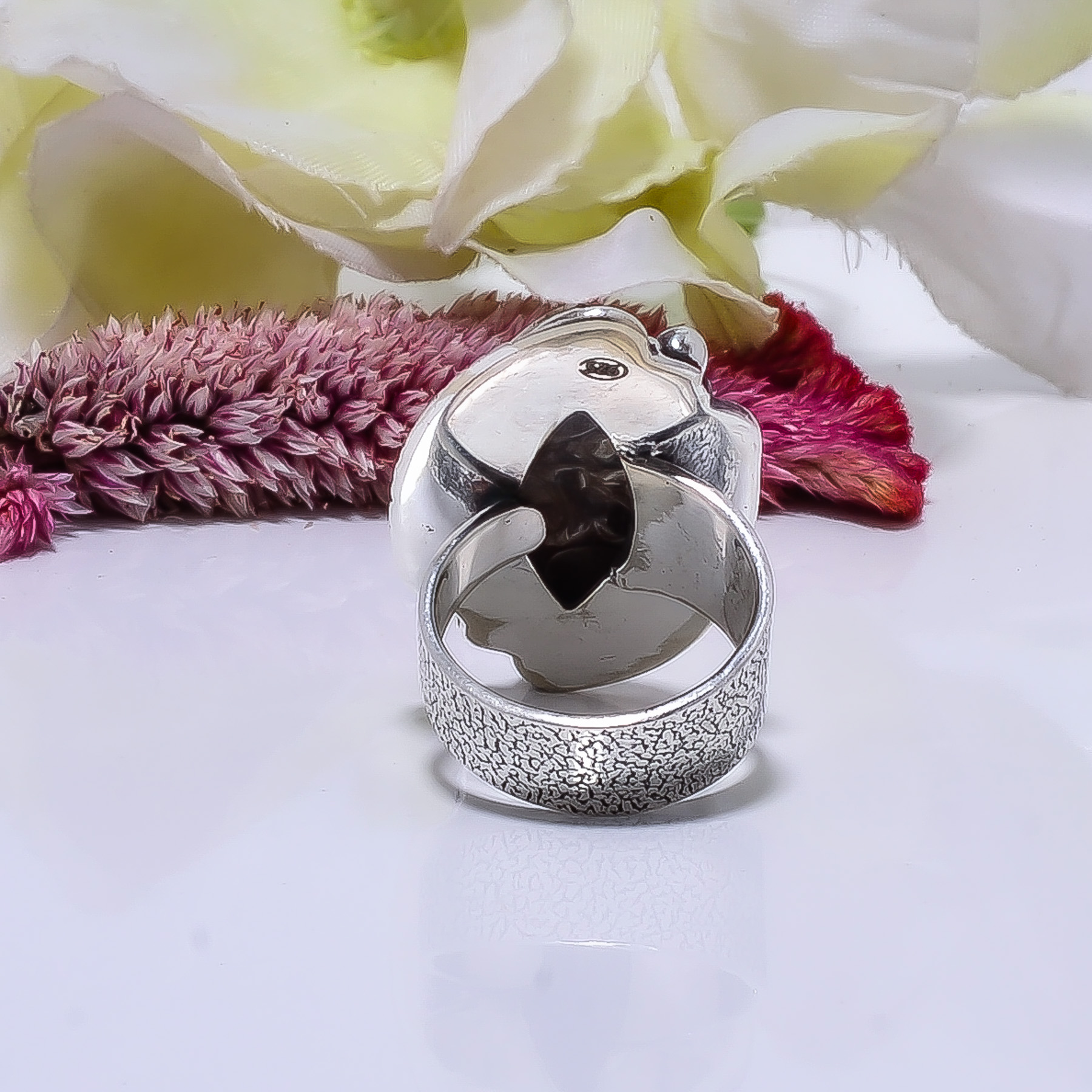 Turritella Agate - Wyoming Gemstone 925 Sterling Silver Ring