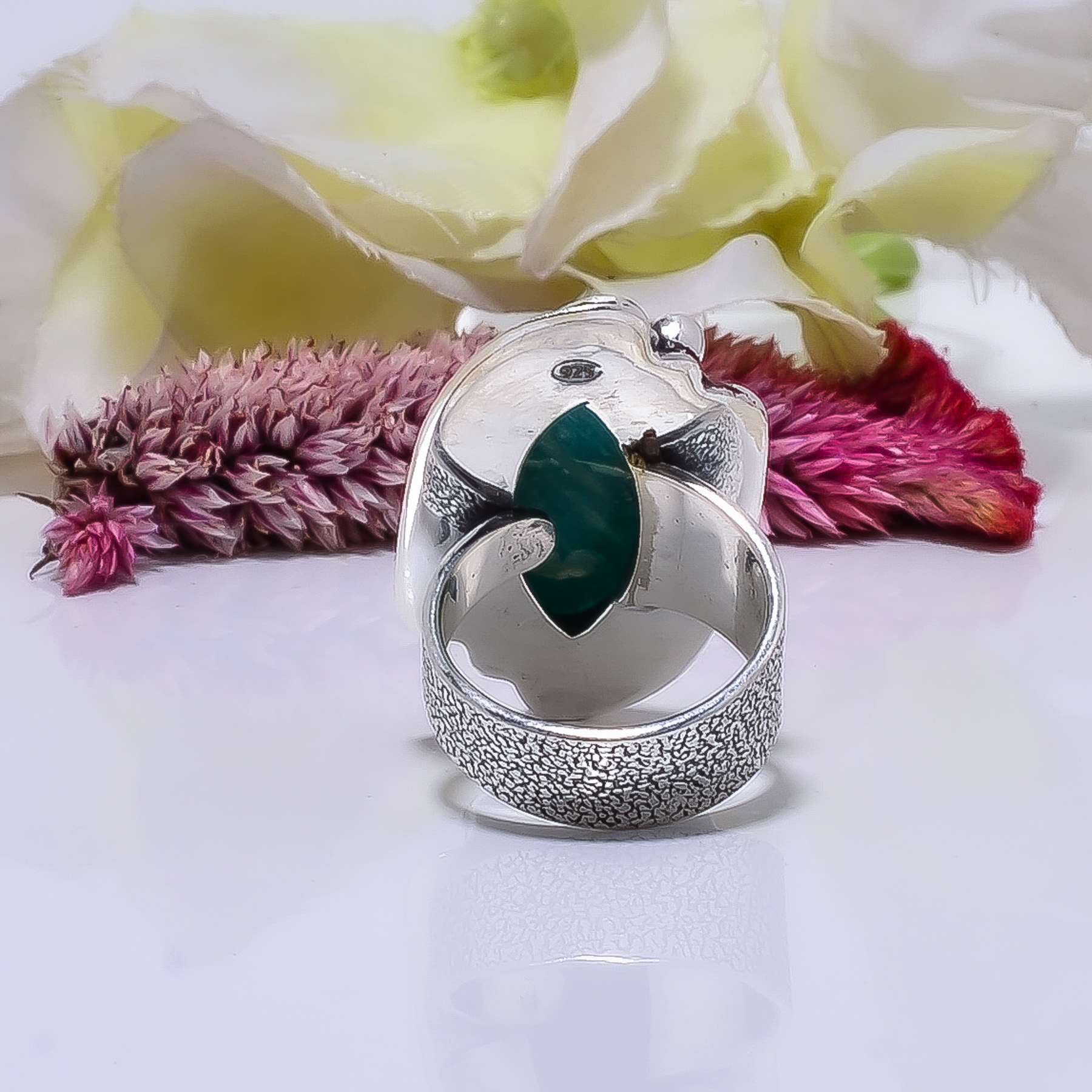 Amazonite - Colorado Mines Gemstone 925 Sterling Silver Ring