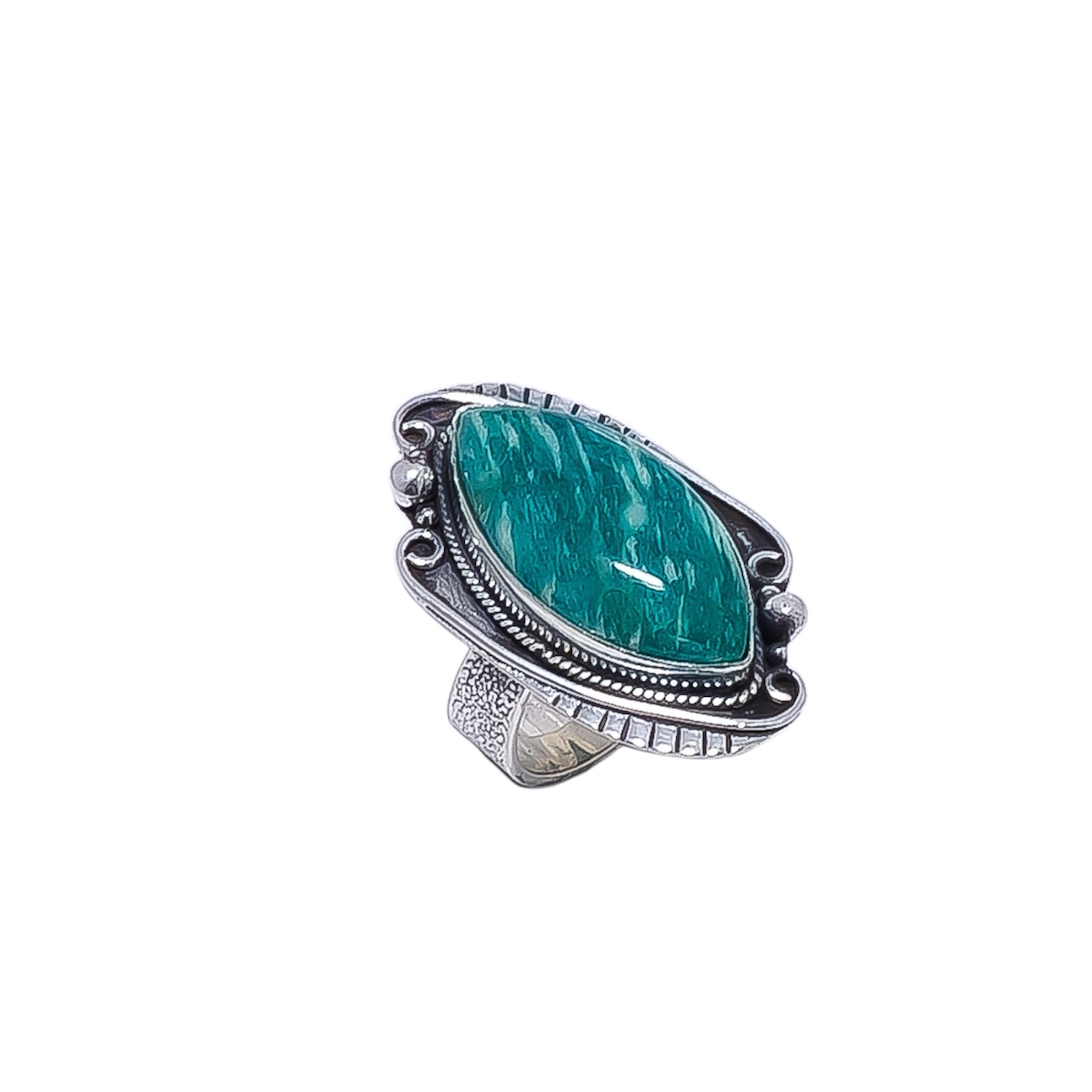 Amazonite - Colorado Mines Gemstone 925 Sterling Silver Ring