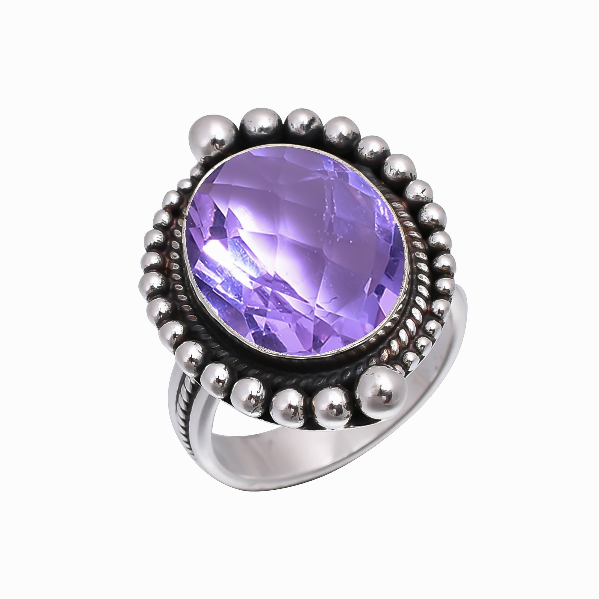 Colour Changing Alexandrite - Simulated 925 Sterling Silver Ring