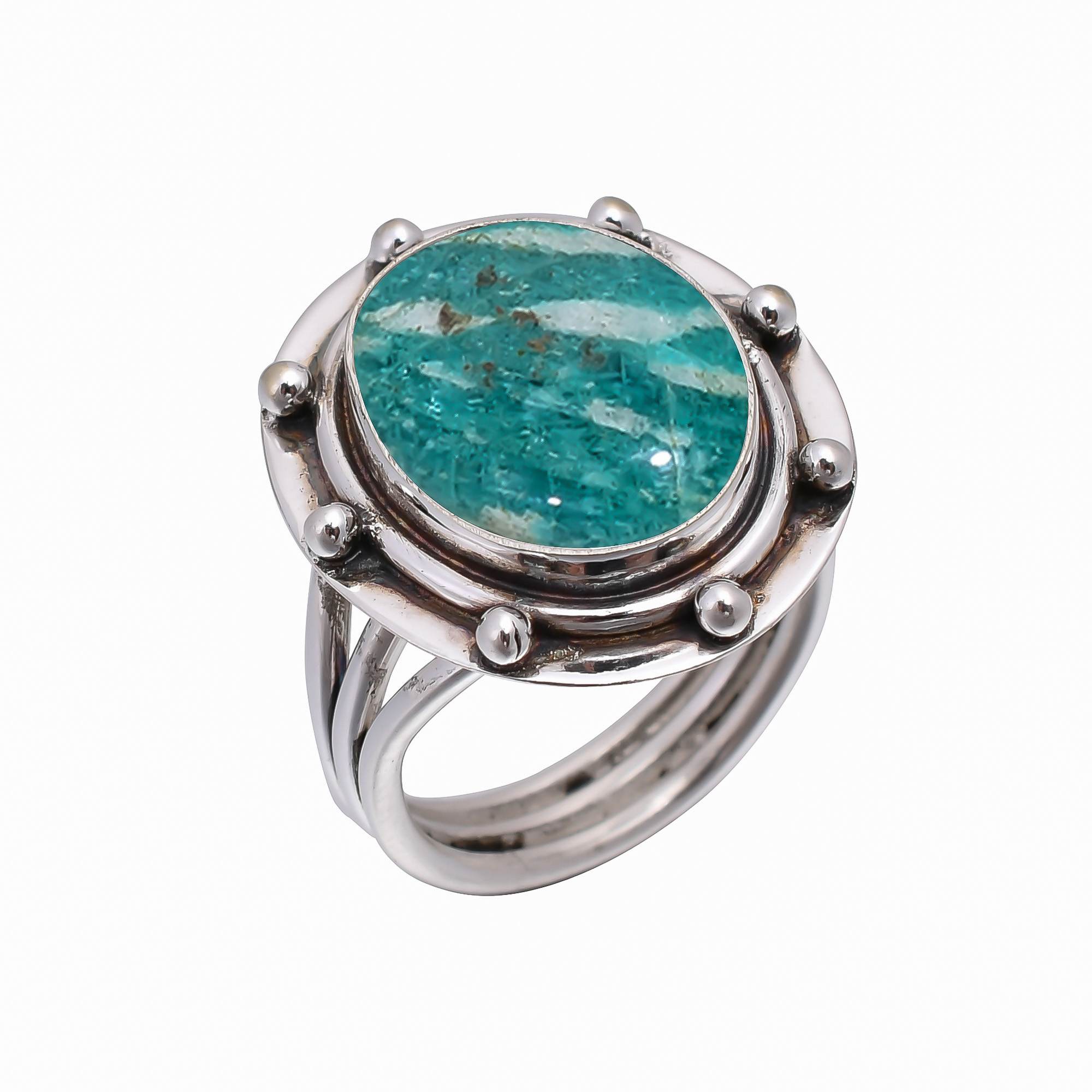 Amazonite - Colorado Mines 925 Sterling Silver Ring
