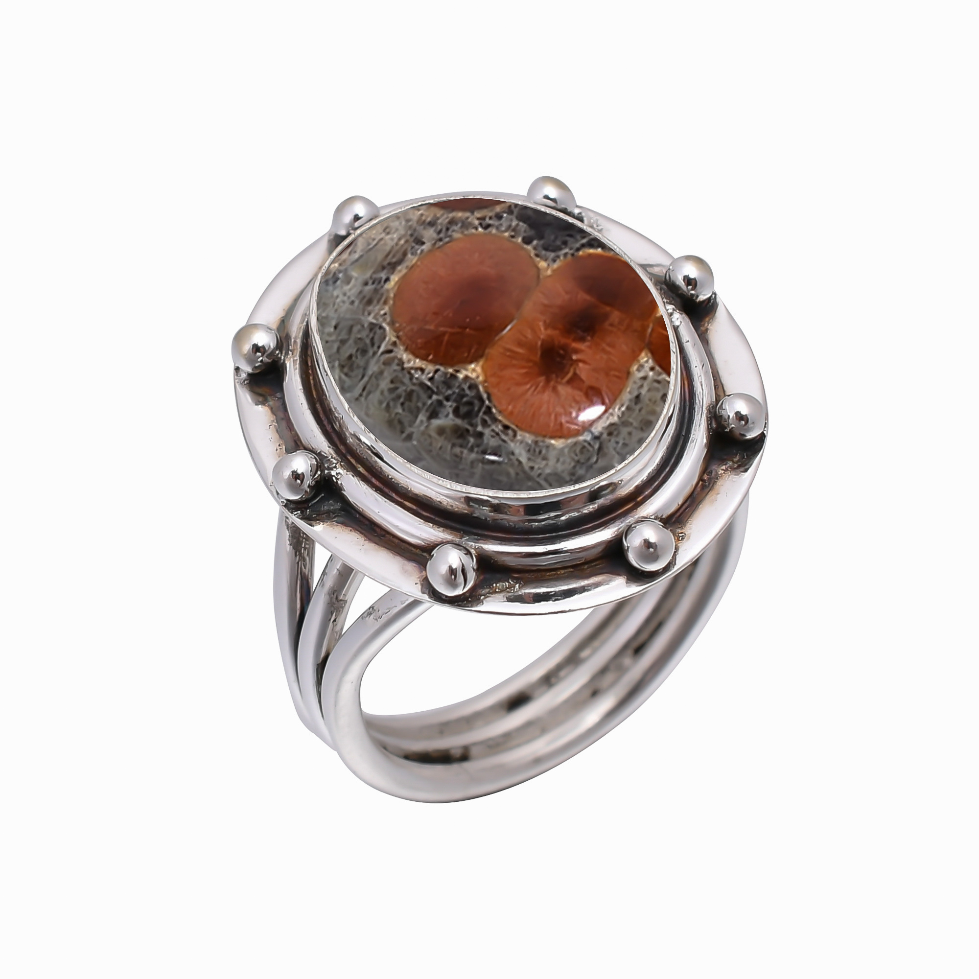 Peanut Obsidian - Sonora 925 Sterling Silver Ring