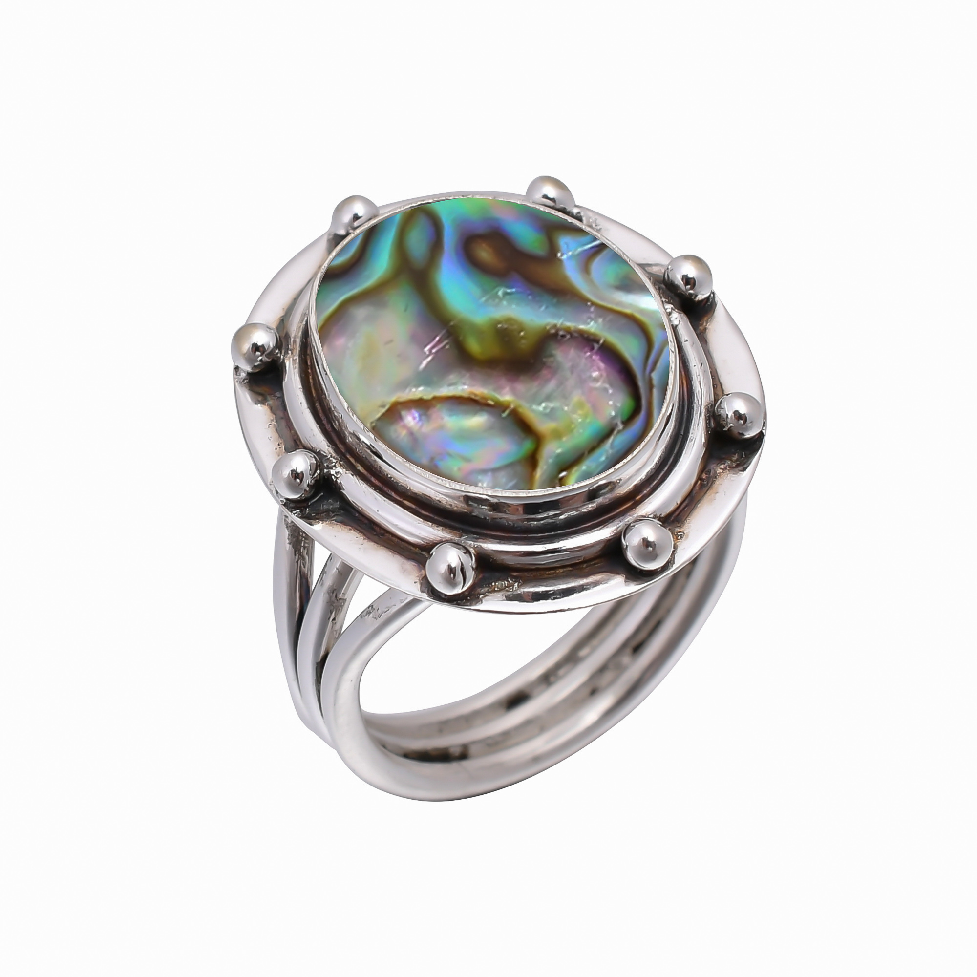 Mermaid Dream Abalone Shell - Australia 925 Sterling Silver Ring