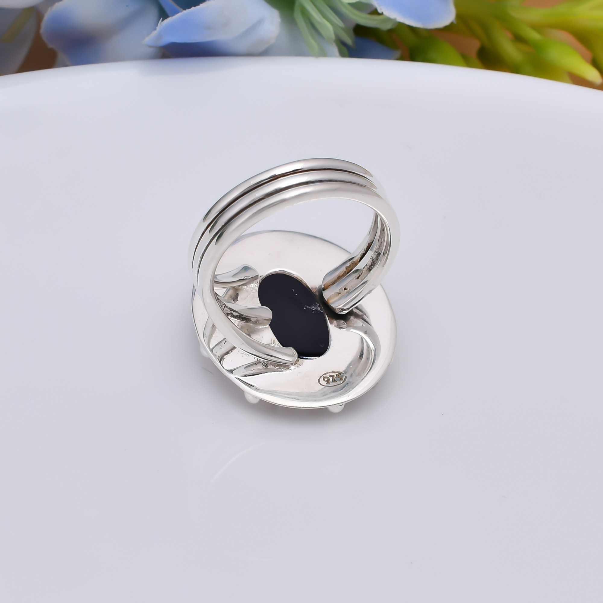 Black Onyx - Brazil 925 Sterling Silver Ring