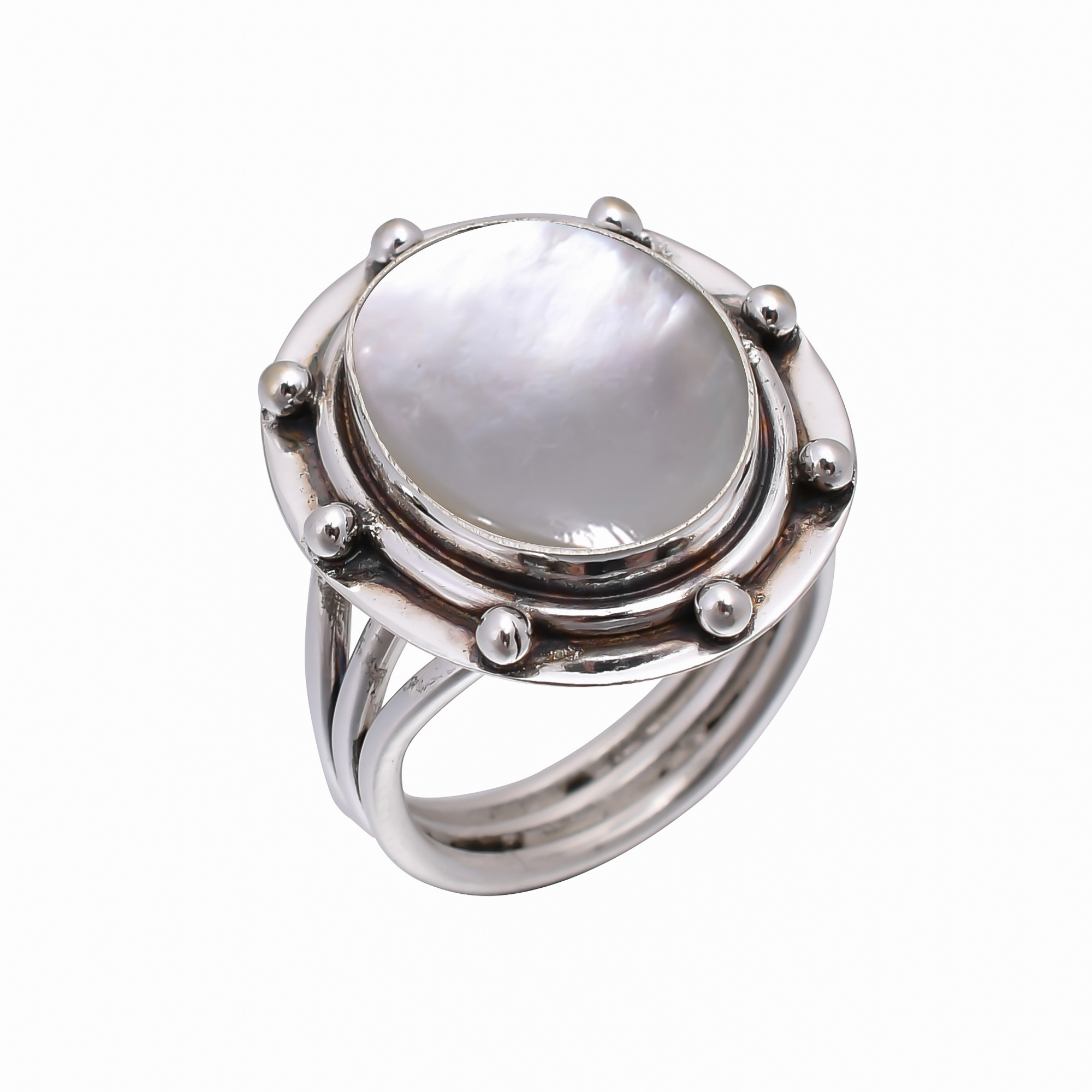 Mother Of Pearl - Australia 925 Sterling Silver Ring