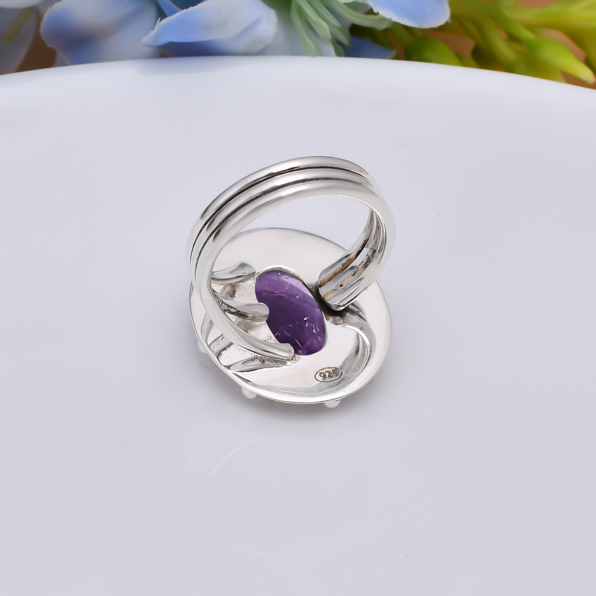 Purple Amethyst - Mashamba 925 Sterling Silver Ring