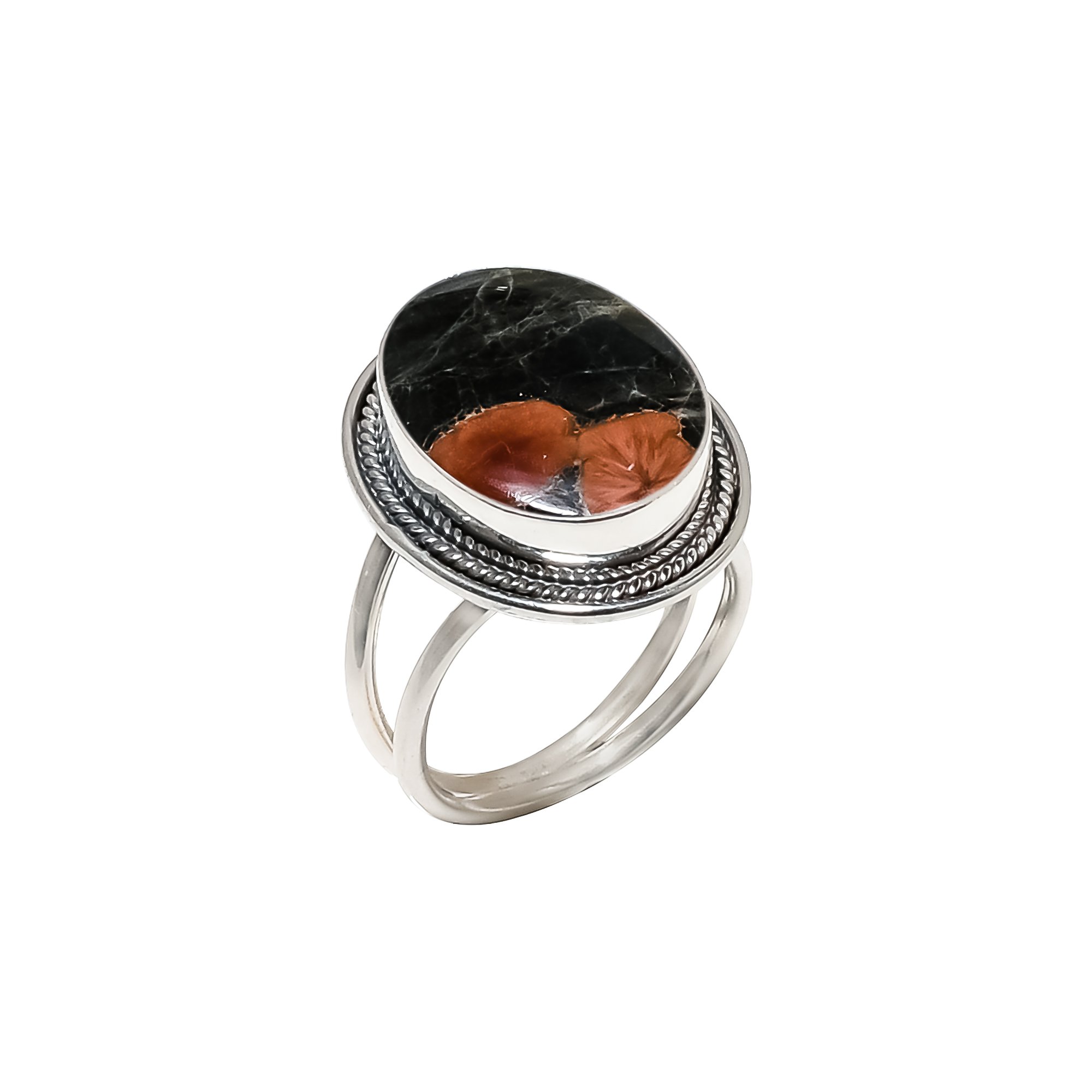Peanut Obsidian - Sonora 925 Sterling Silver Ring