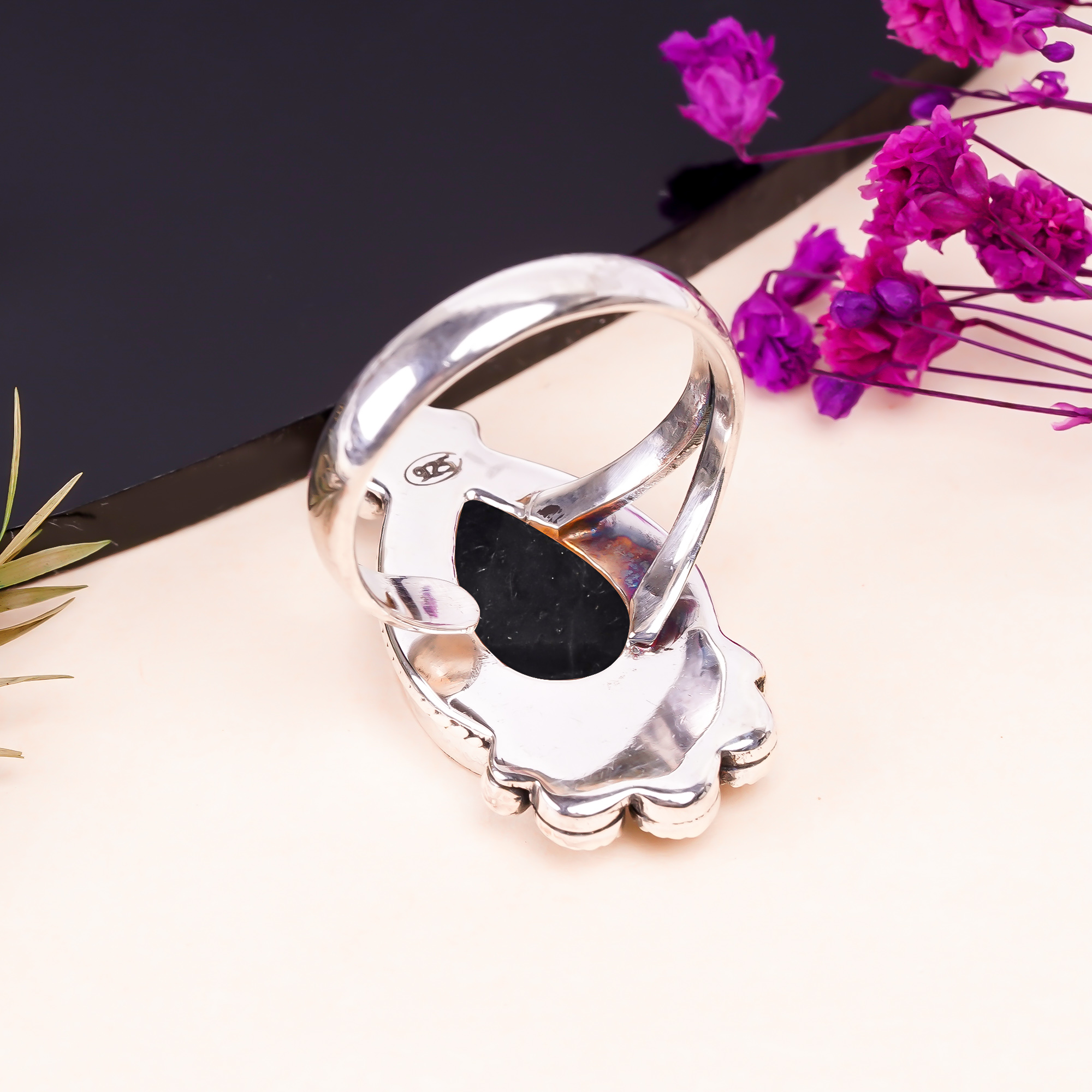 Picasso Jasper - Utah Gemstone 925 Sterling Silver Ring