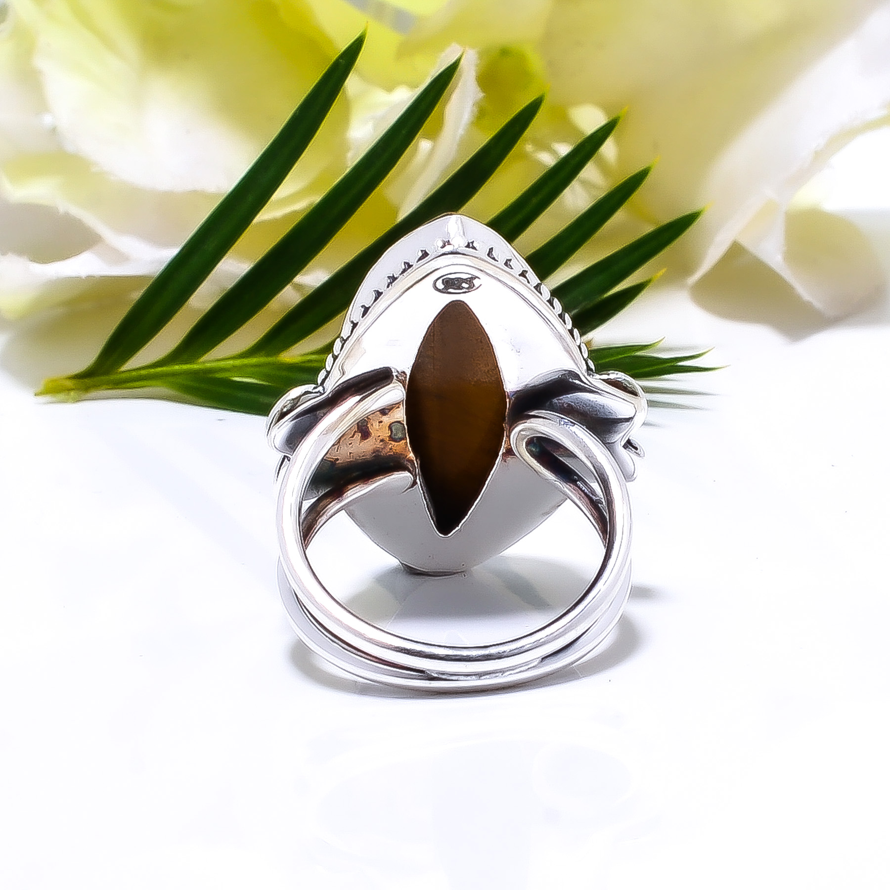 Yellow Tiger Eye - South Africa Gemstone 925 Sterling Silver Ring