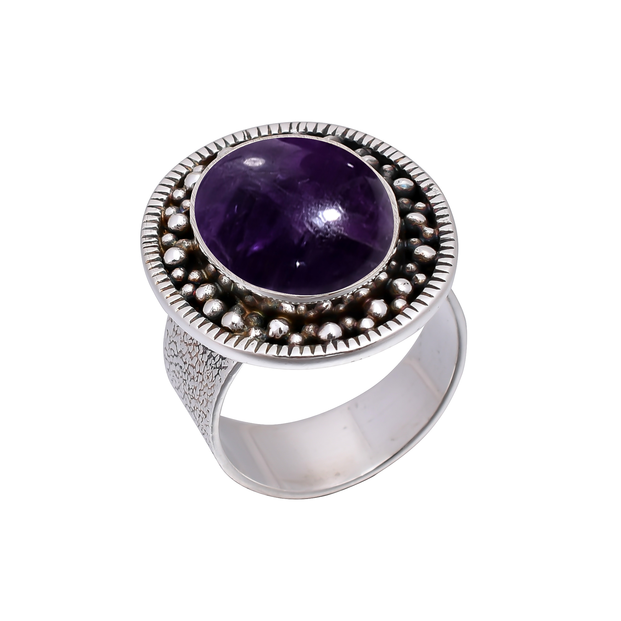 Purple Amethyst - Mashamba 925 Sterling Silver Ring