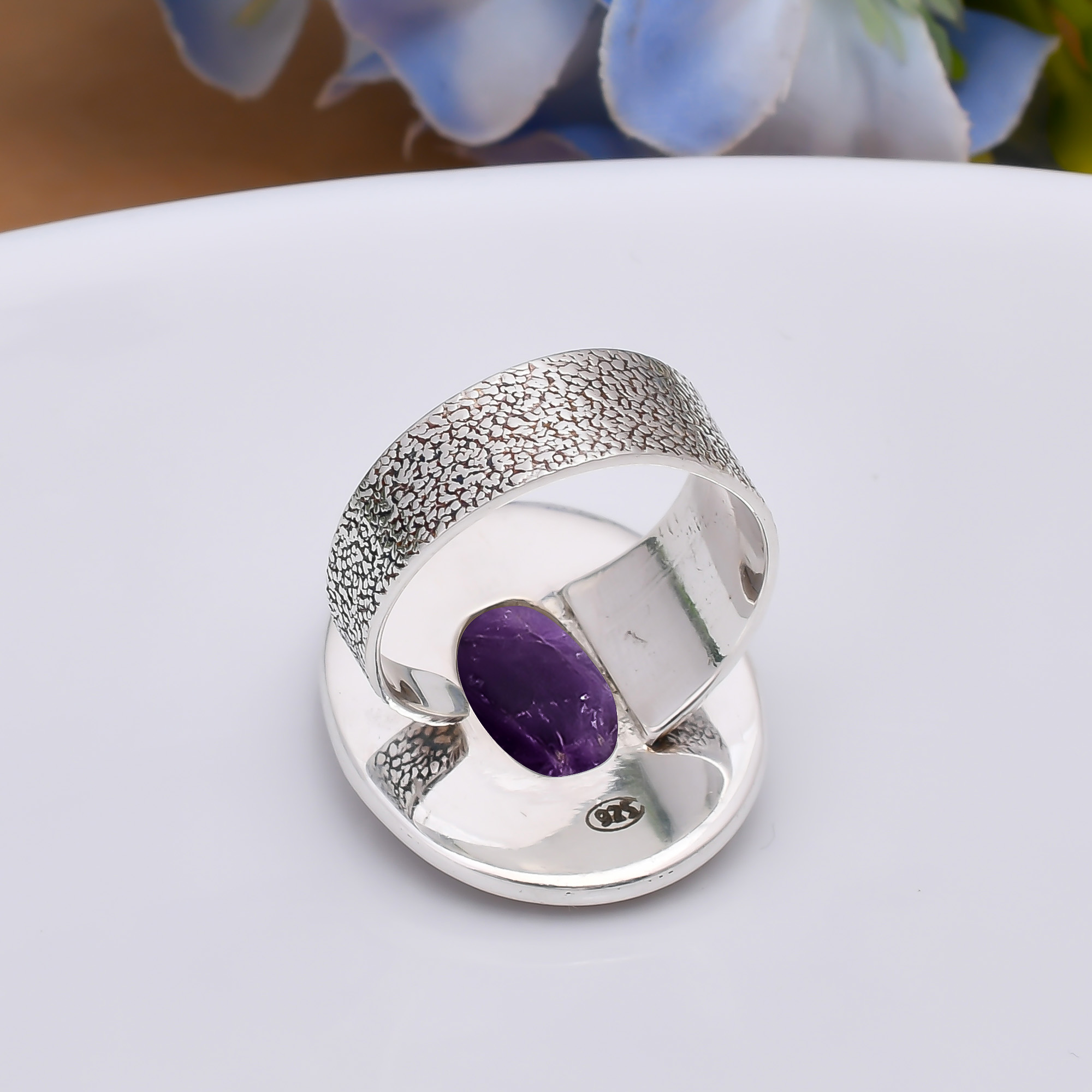 Purple Amethyst - Mashamba 925 Sterling Silver Ring