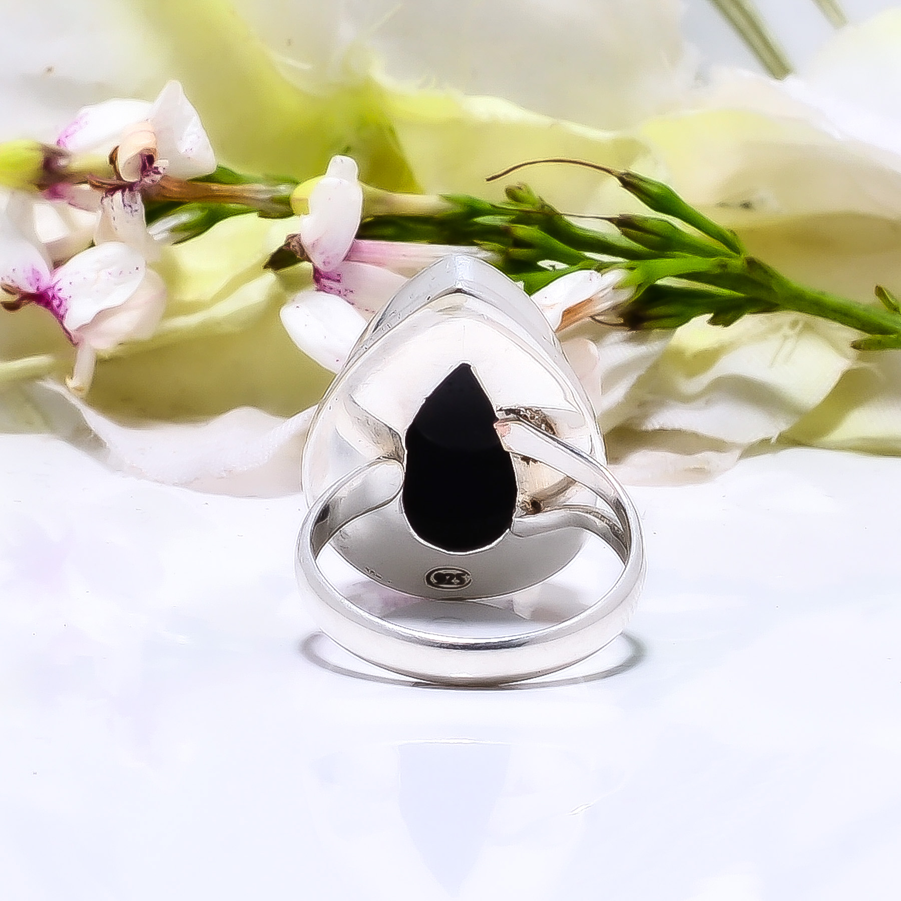 Black Onyx - Brazil 925 Sterling Silver Ring