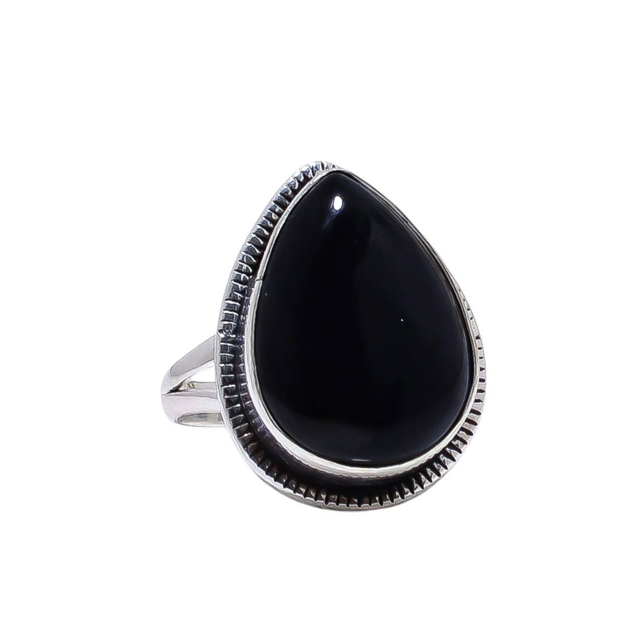 Black Onyx - Brazil 925 Sterling Silver Ring