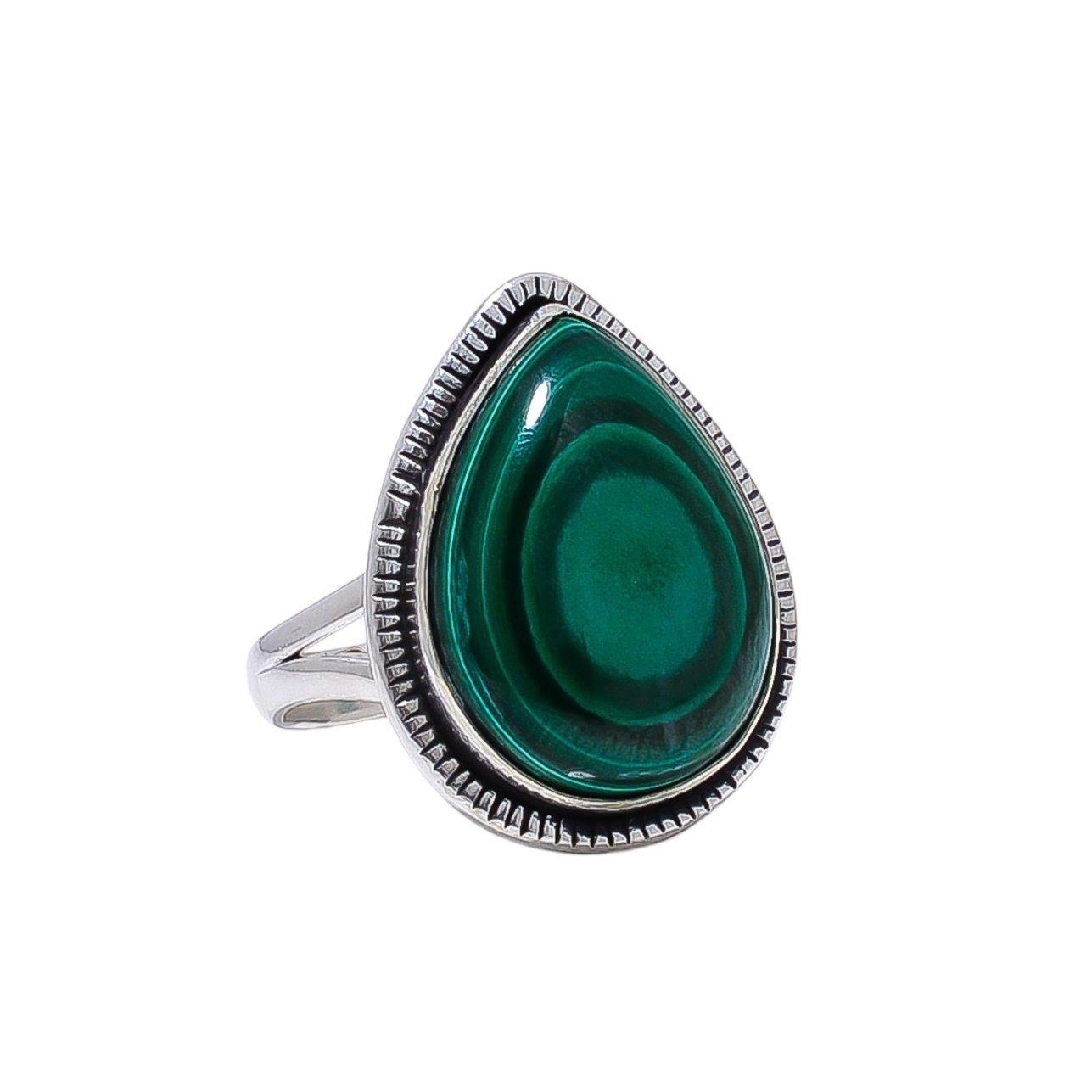 Malachite - Congo 925 Sterling Silver Ring
