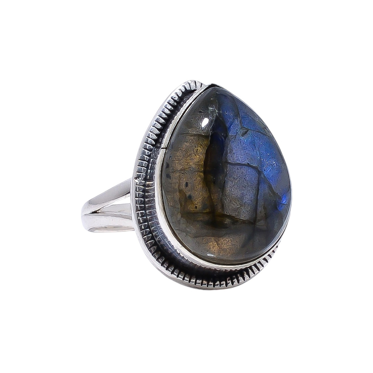 Labradorite - Madagascar 925 Sterling Silver Ring