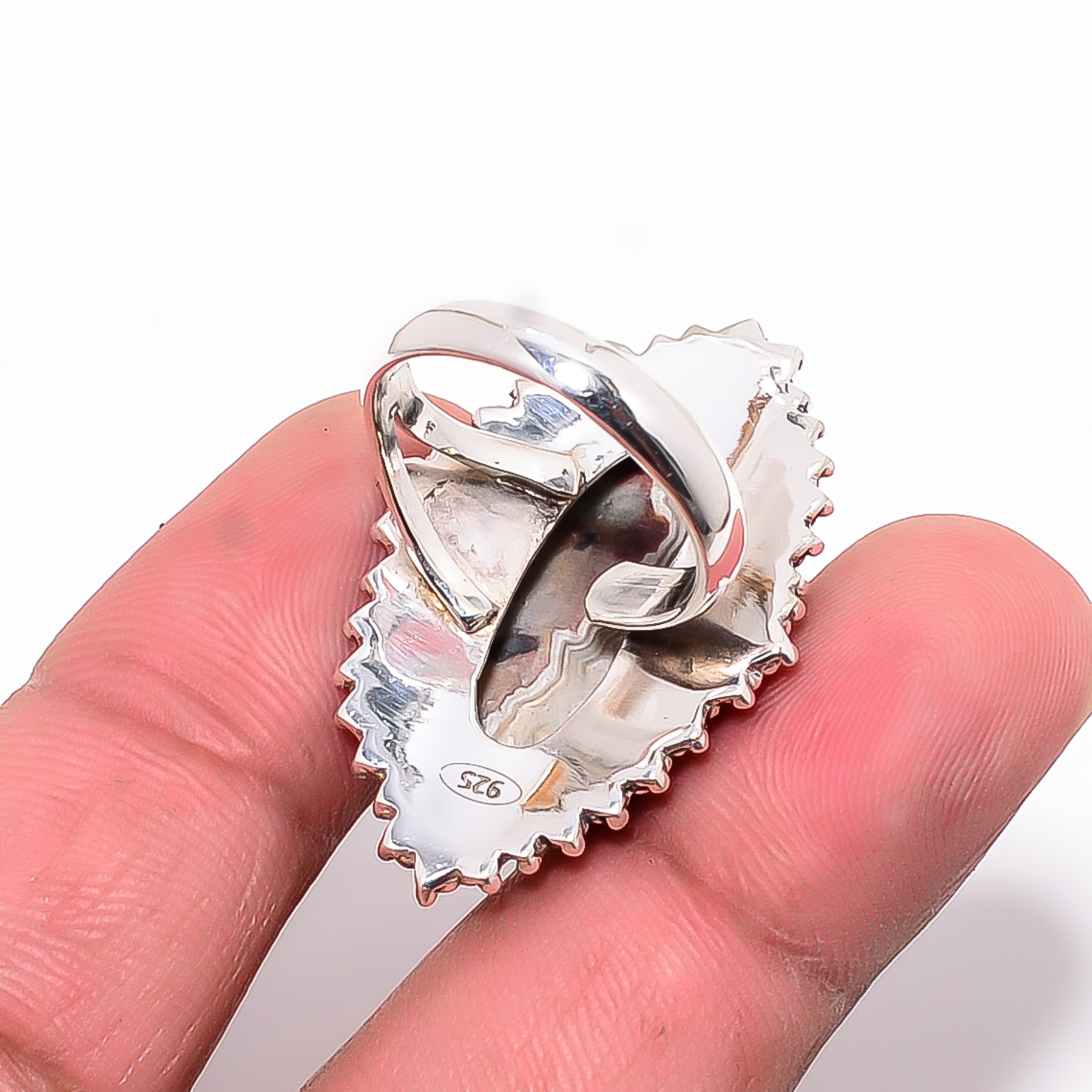 Crazy Lace Agate - Australia 925 Sterling Silver Ring