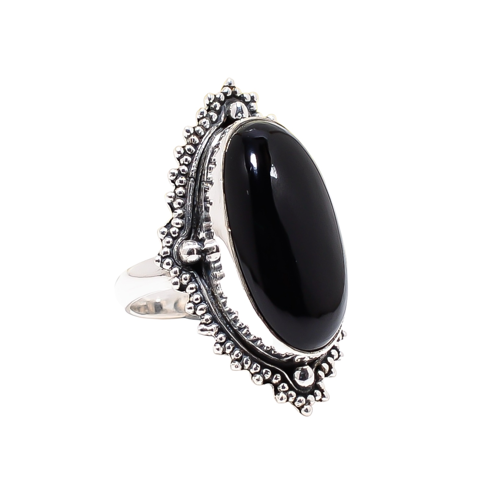 Black Onyx - Brazil 925 Sterling Silver Ring