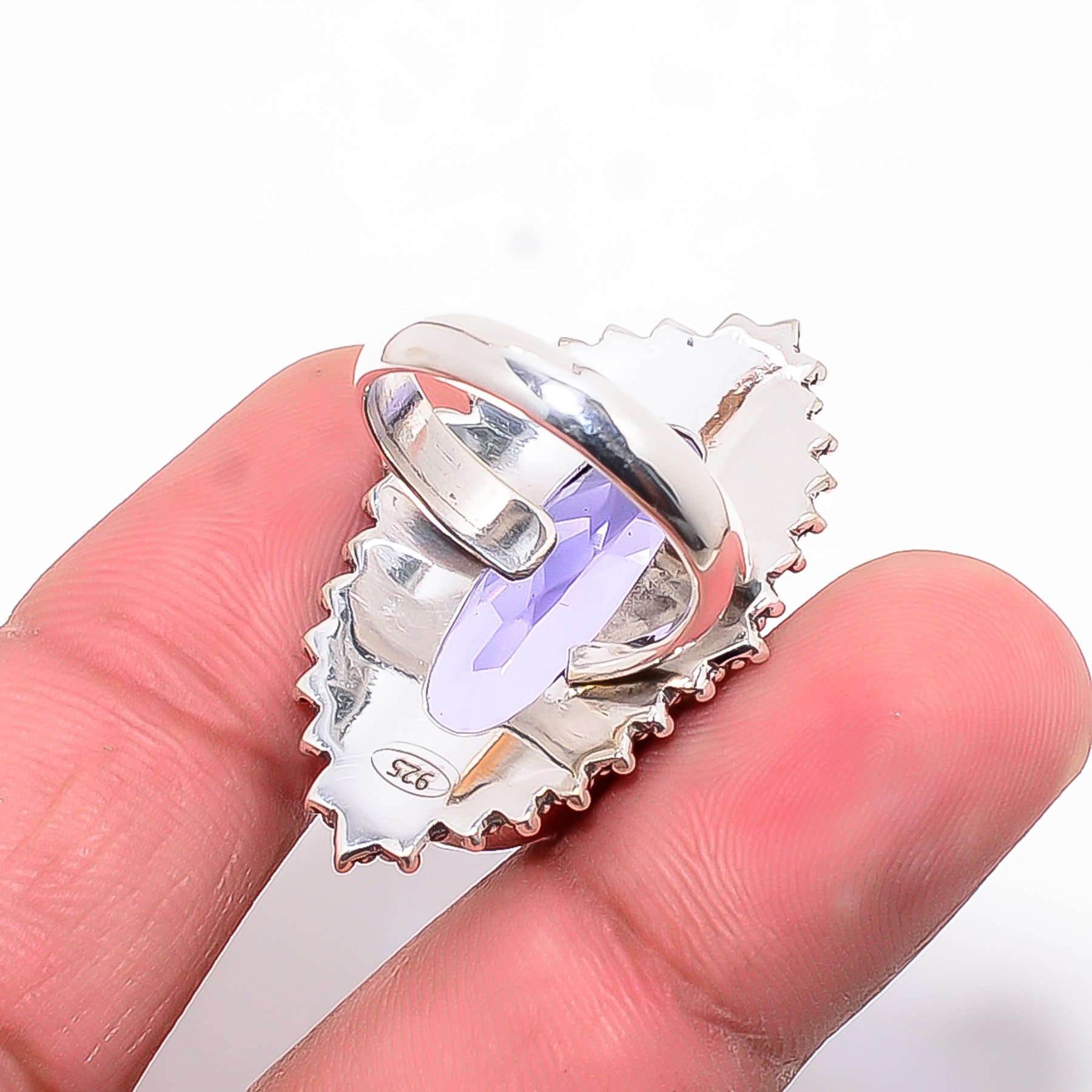 Colour Changing Alexandrite - Simulated 925 Sterling Silver Ring