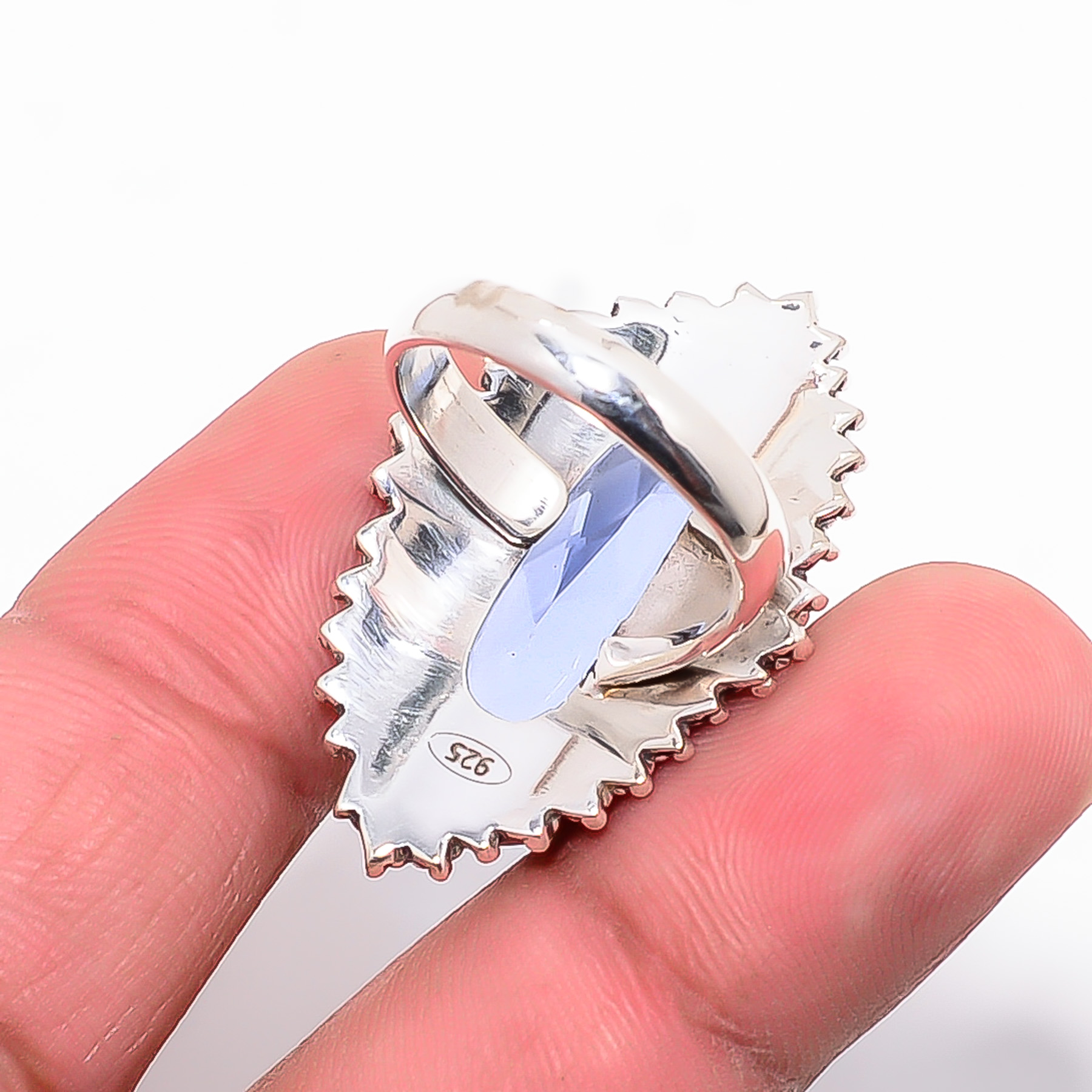 Tanzanite - Simulated 925 Sterling Silver Ring