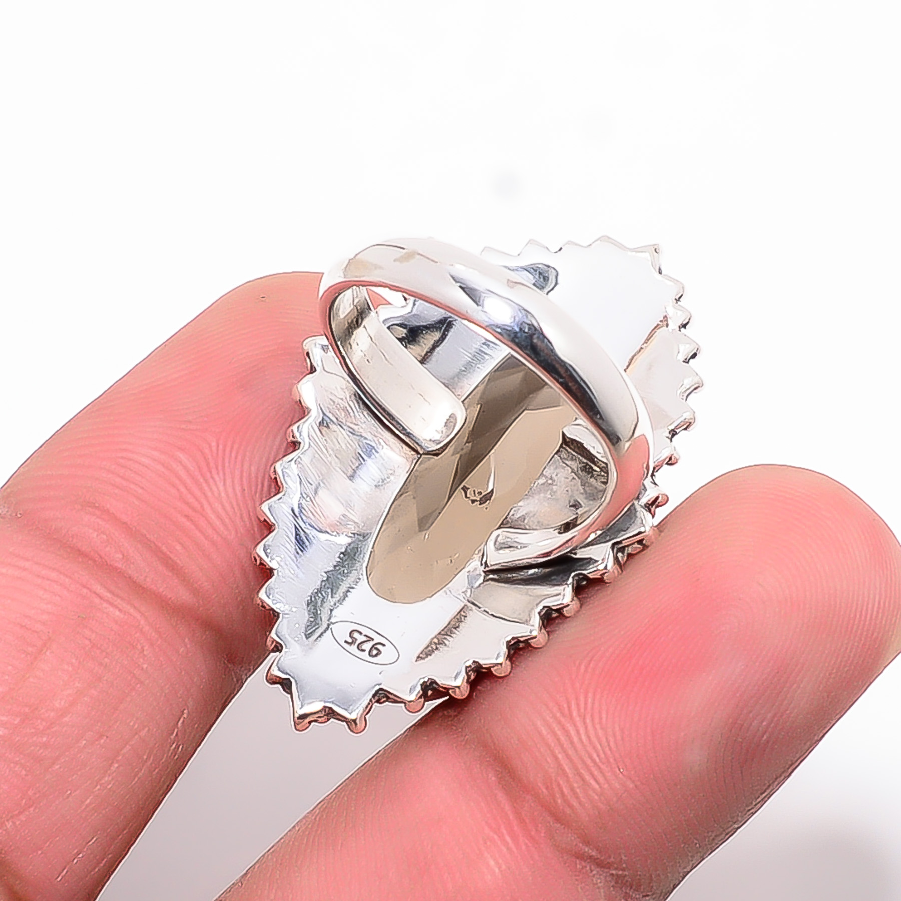 Smokey - Simulated 925 Sterling Silver Ring
