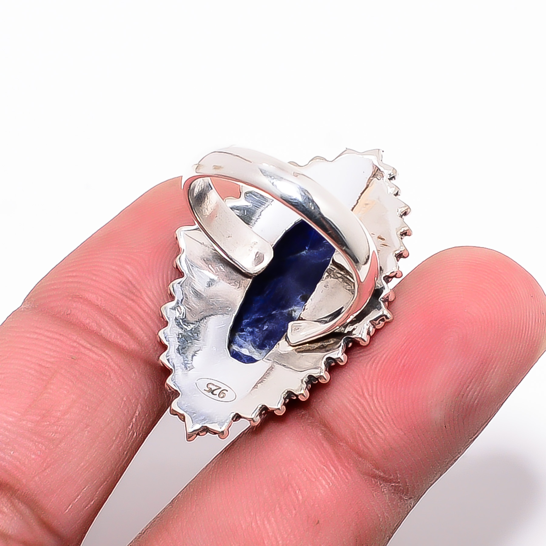 Sodalite - Minas Gerais 925 Sterling Silver Ring