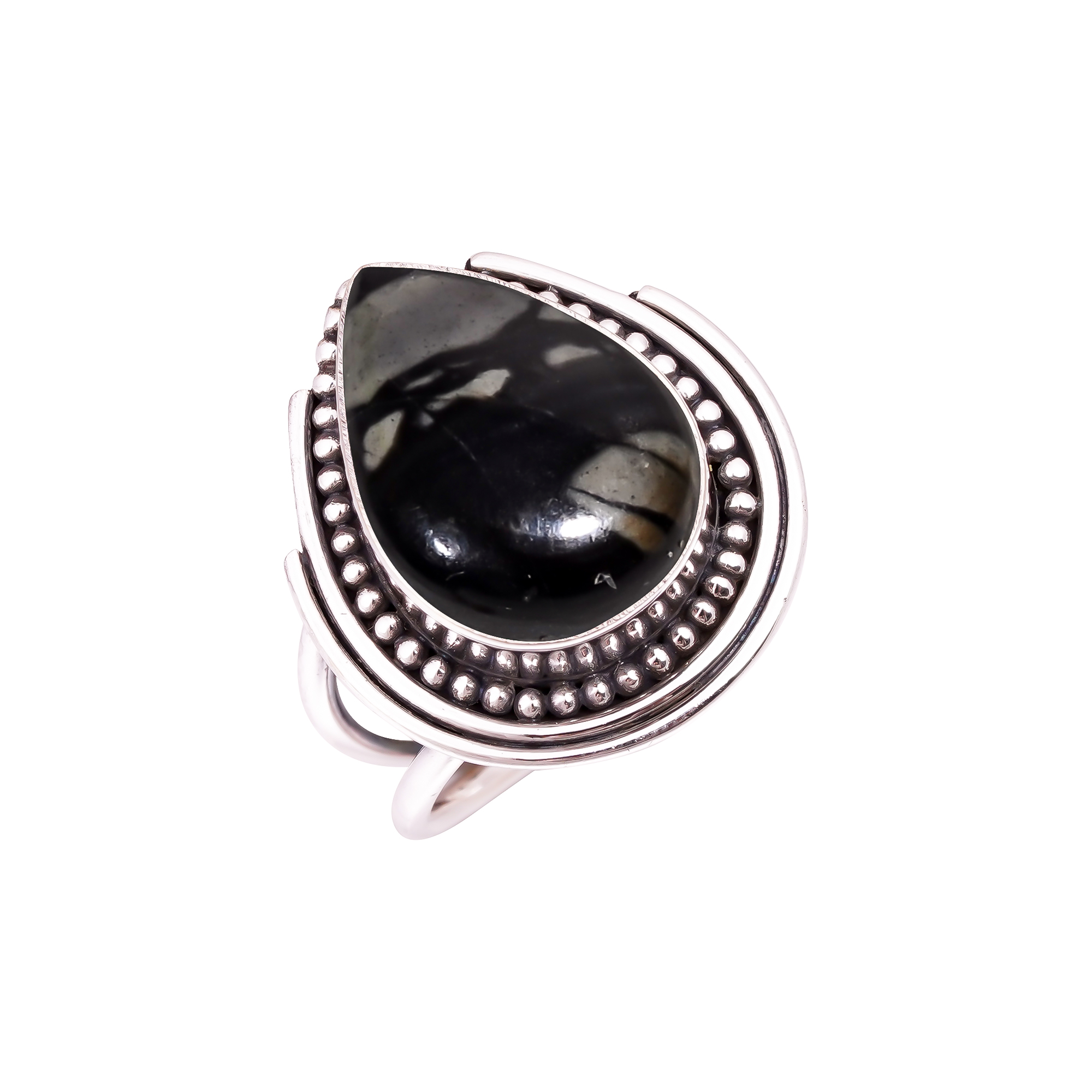 Picasso Jasper - Utah Gemstone 925 Sterling Silver Ring