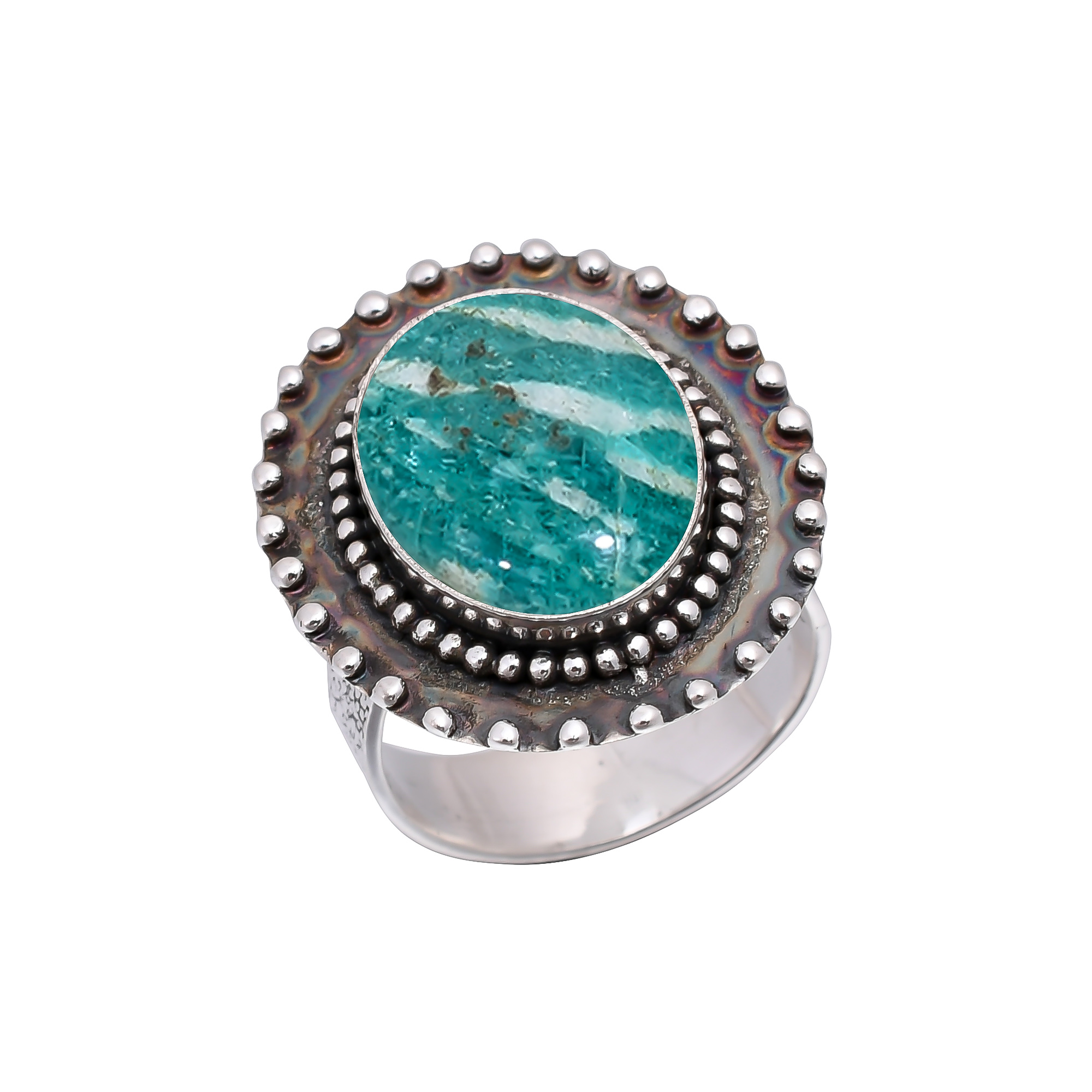 Amazonite - Colorado Mines 925 Sterling Silver Ring