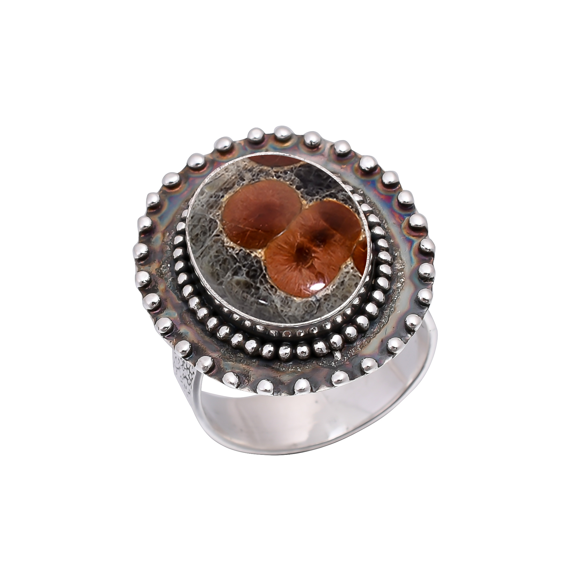 Peanut Obsidian - Sonora 925 Sterling Silver Ring