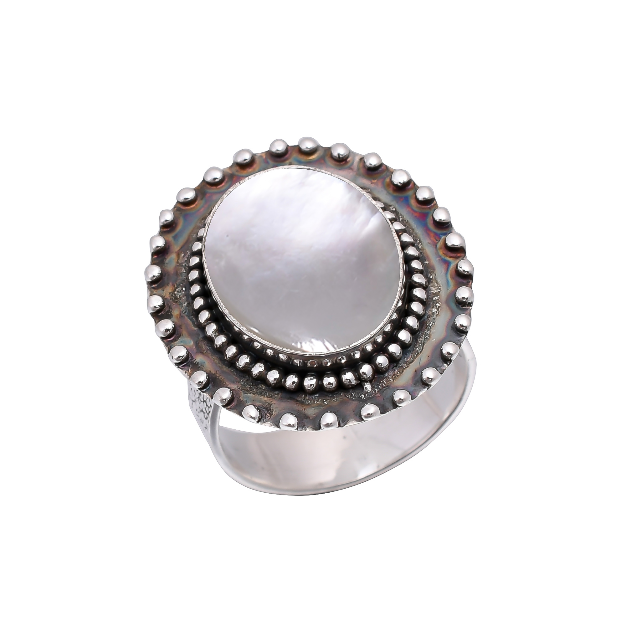 Mother Of Pearl - Australia 925 Sterling Silver Ring