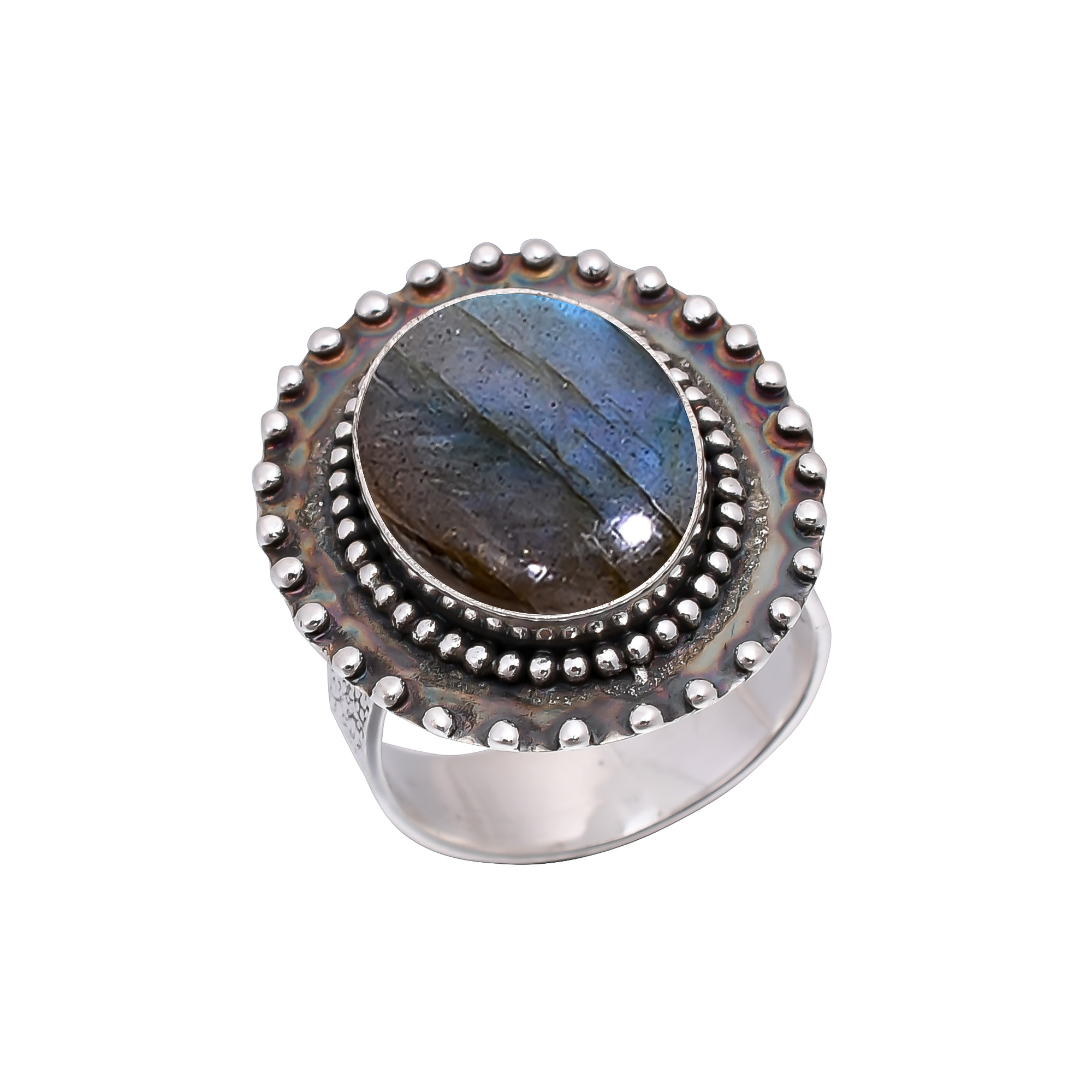 Labradorite - Madagascar 925 Sterling Silver Ring