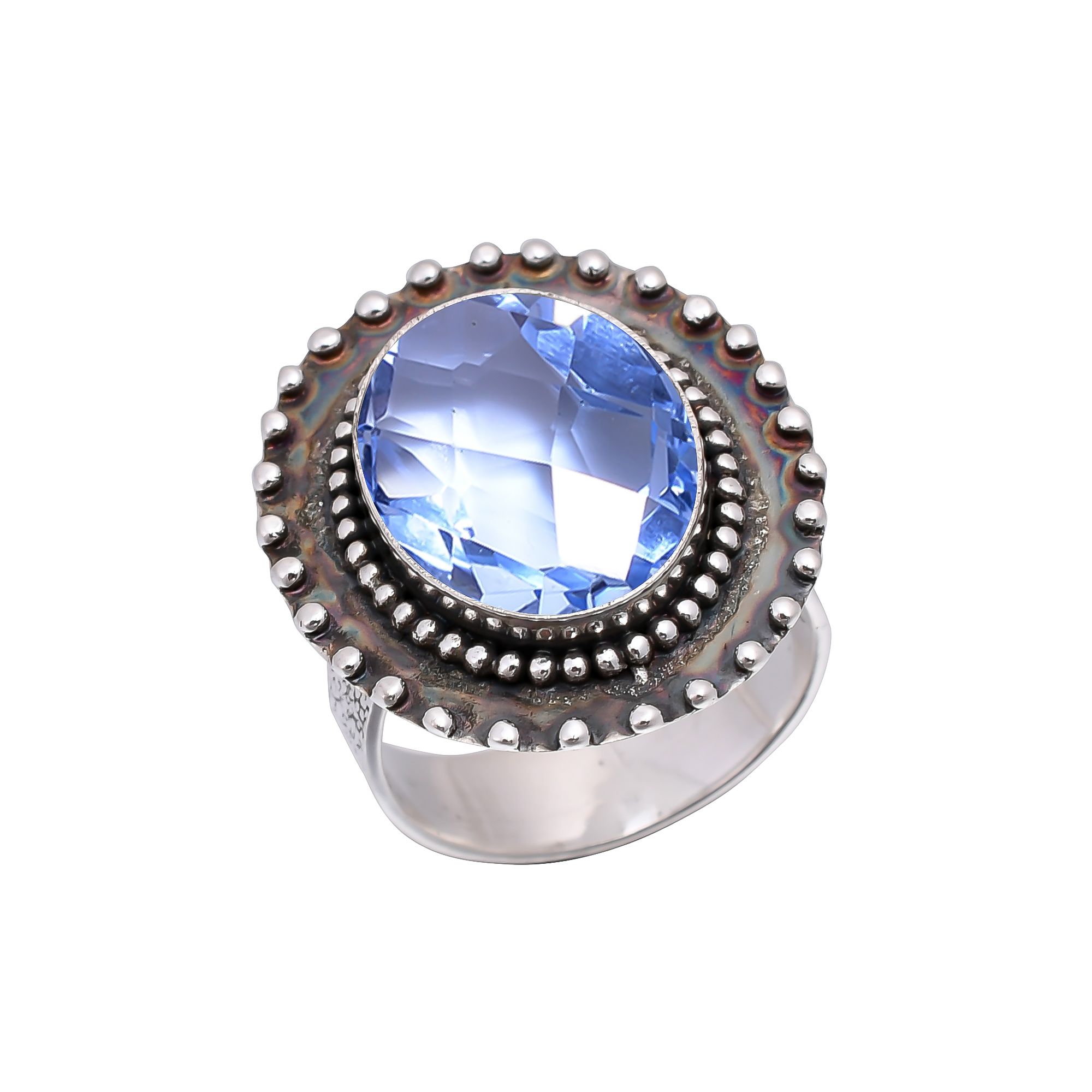 Tanzanite - Simulated 925 Sterling Silver Ring