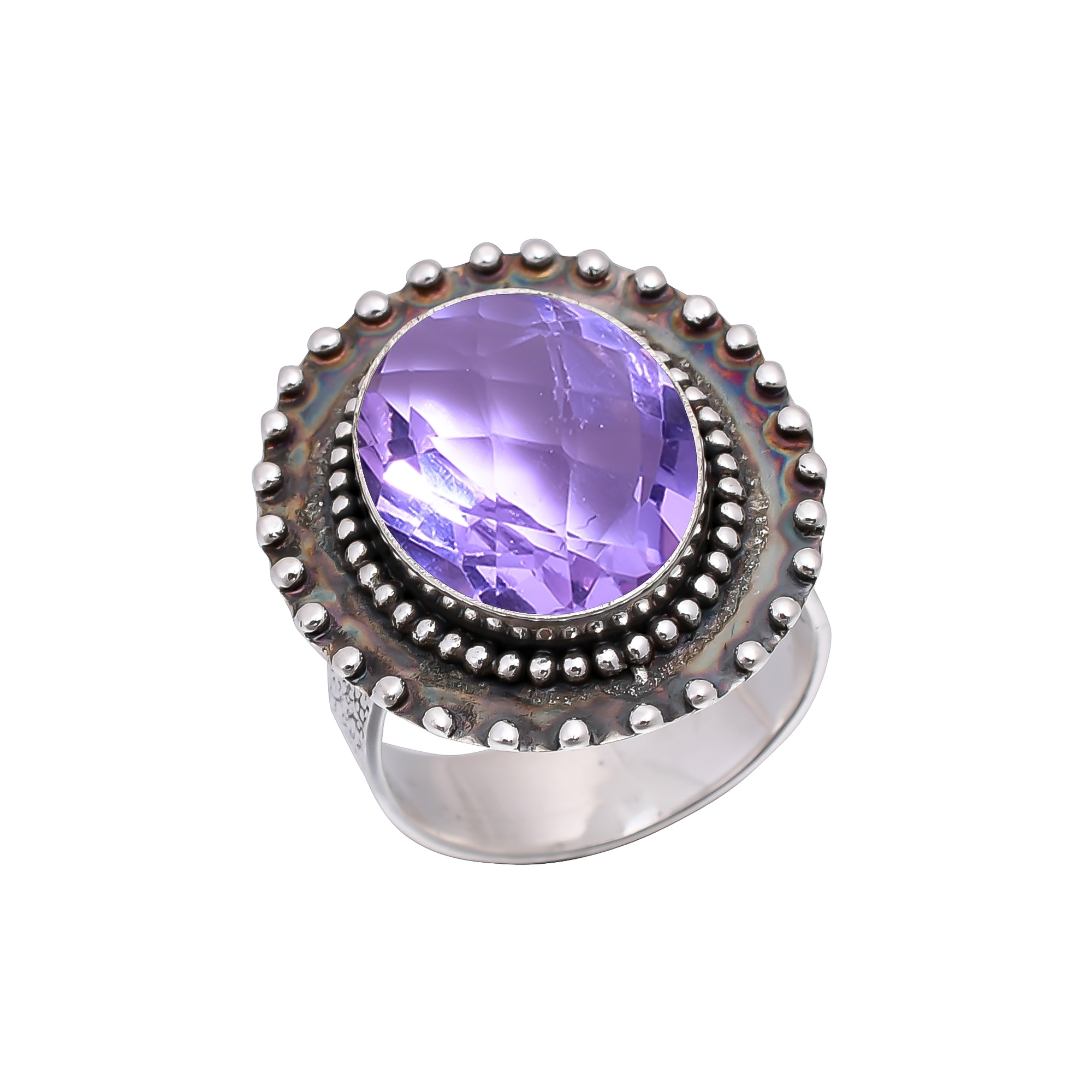 Colour Changing Alexandrite - Simulated 925 Sterling Silver Ring