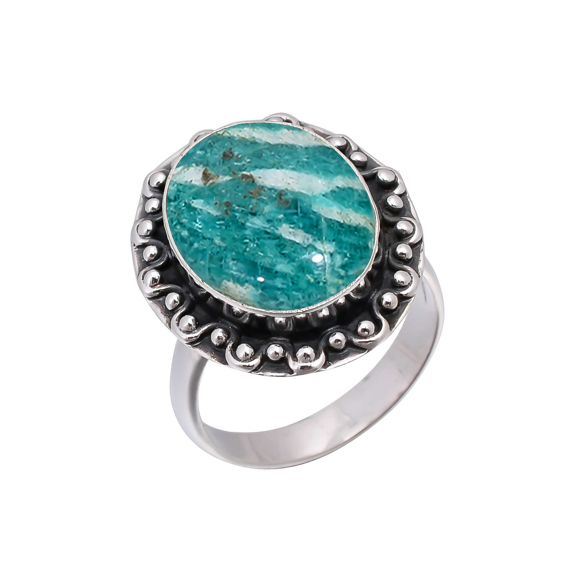Amazonite - Colorado Mines 925 Sterling Silver Ring