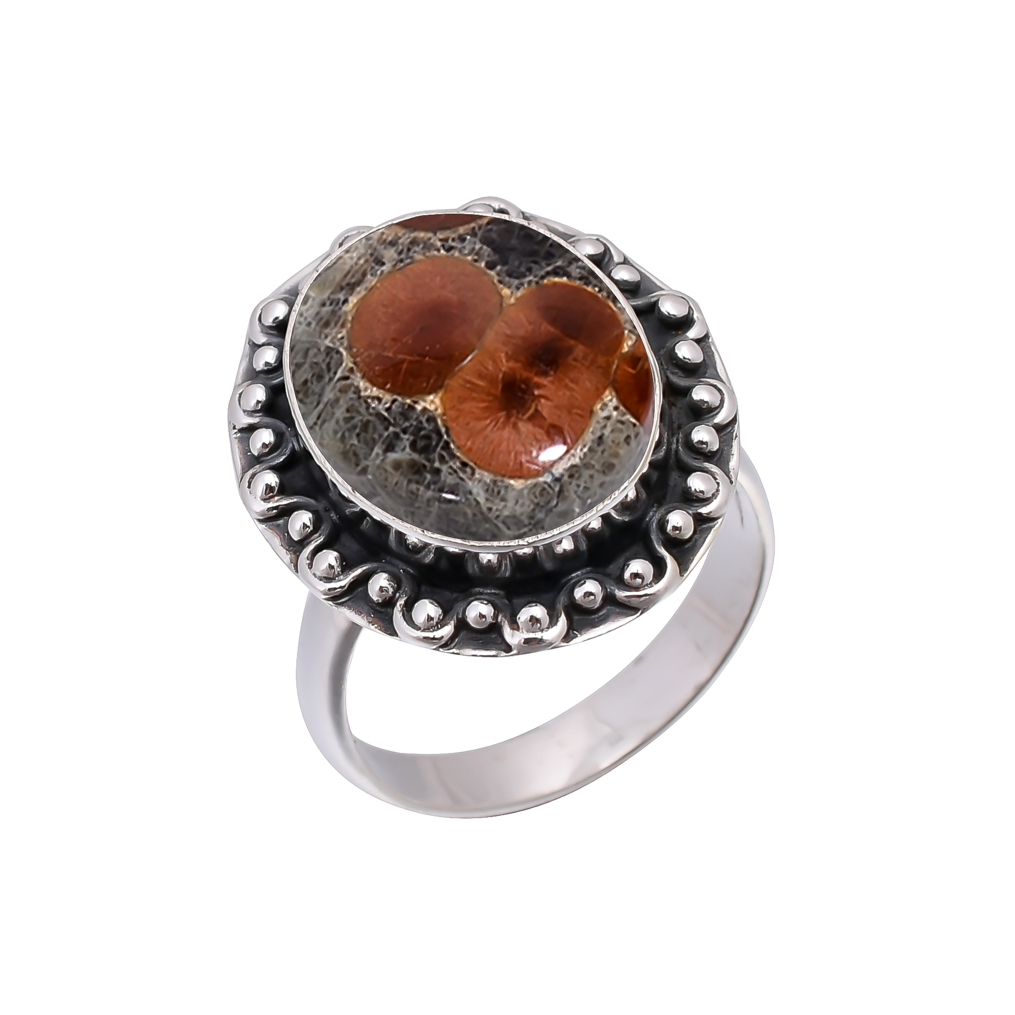 Peanut Obsidian - Sonora 925 Sterling Silver Ring