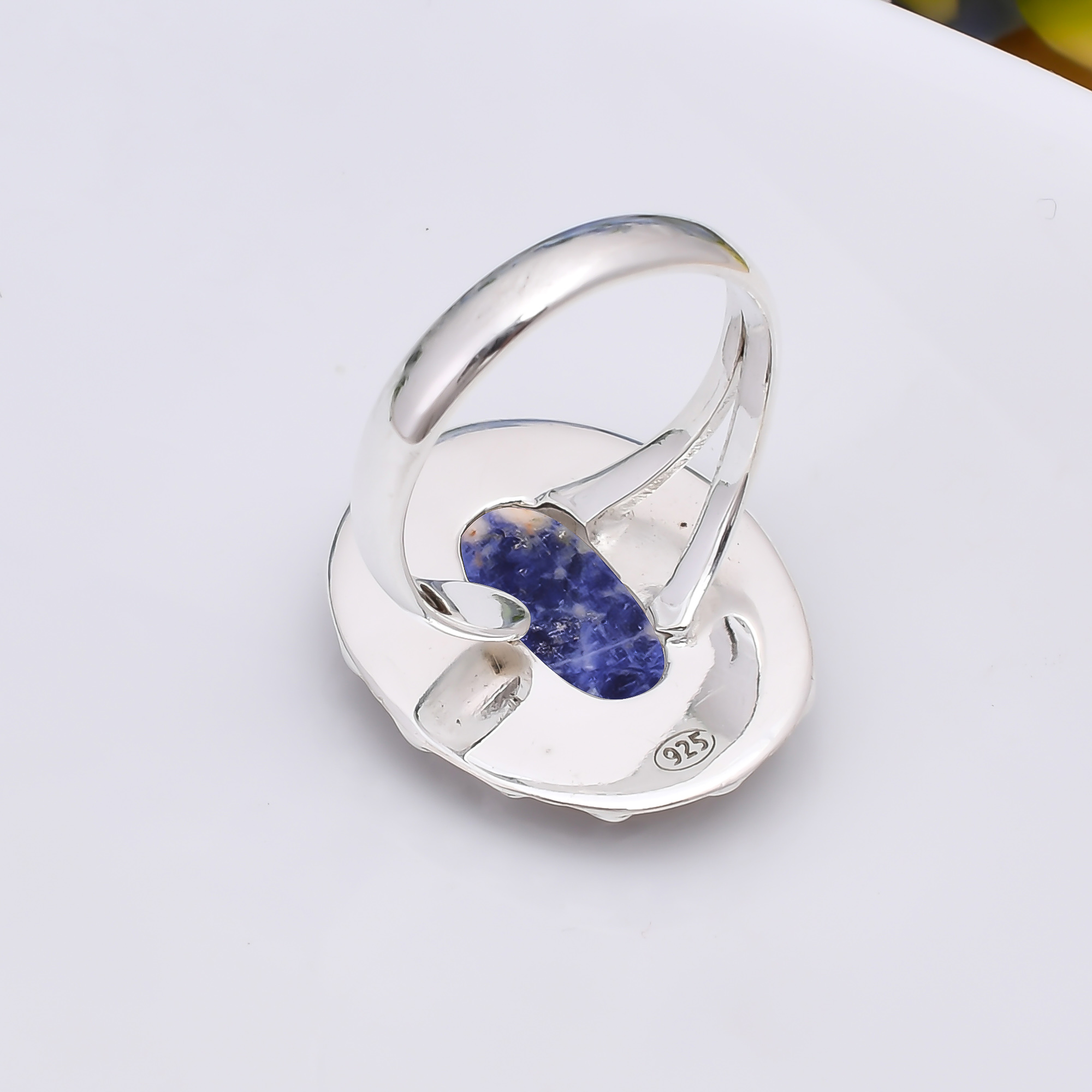 Sodalite - Minas Gerais 925 Sterling Silver Ring