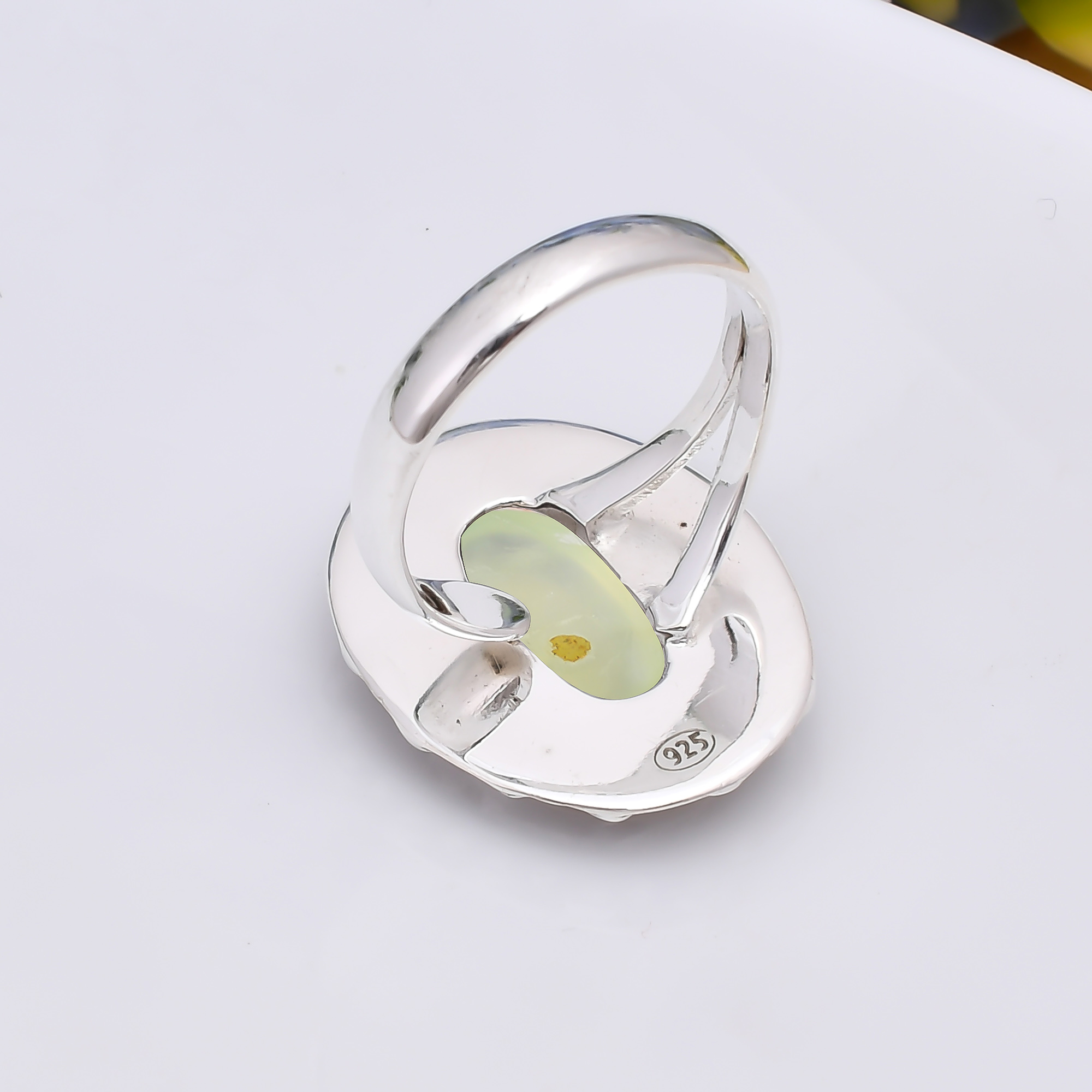 Prehnite - South Africa 925 Sterling Silver Ring
