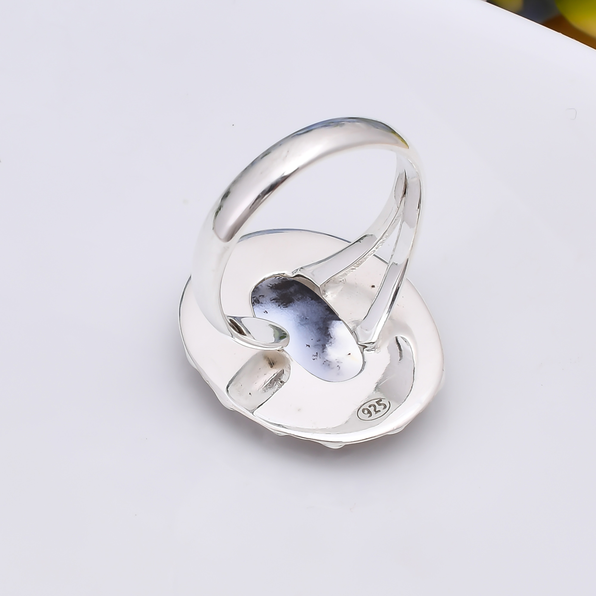 Dendritic Agate - Brazil 925 Sterling Silver Ring