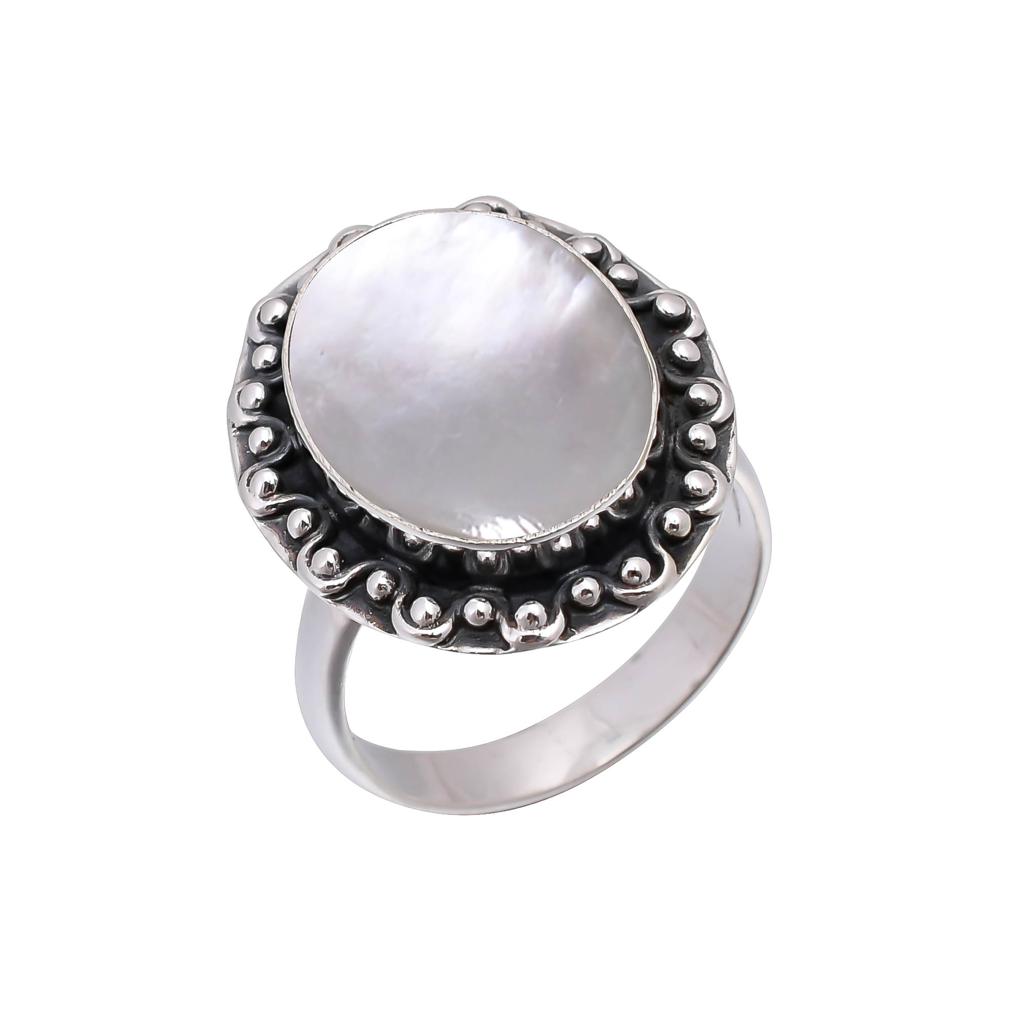 Mother Of Pearl - Australia 925 Sterling Silver Ring