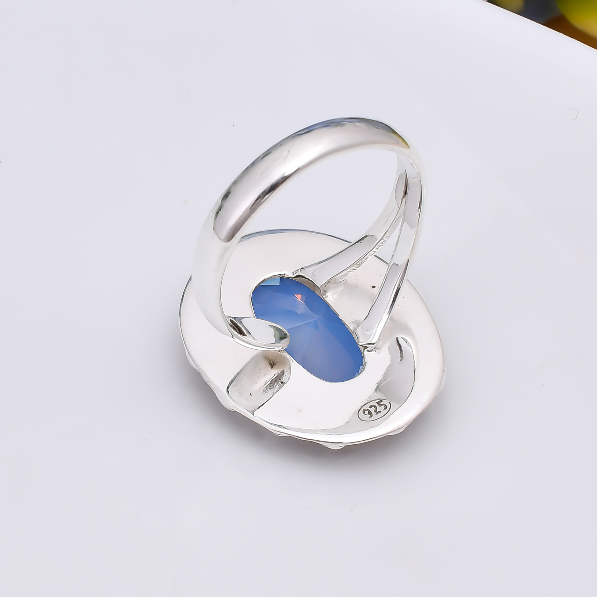 Milky Opal - Simulated 925 Sterling Silver Ring
