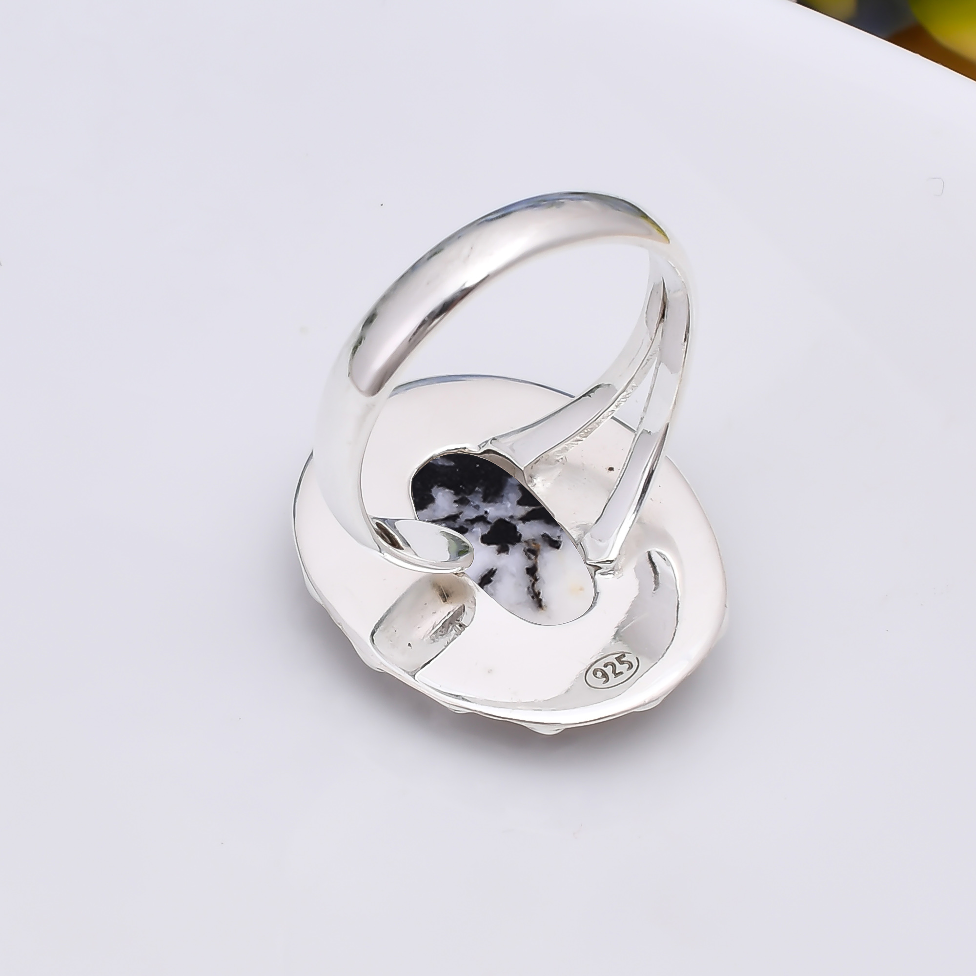 White Buffalo Turquoise - Nevada 925 Sterling Silver Ring