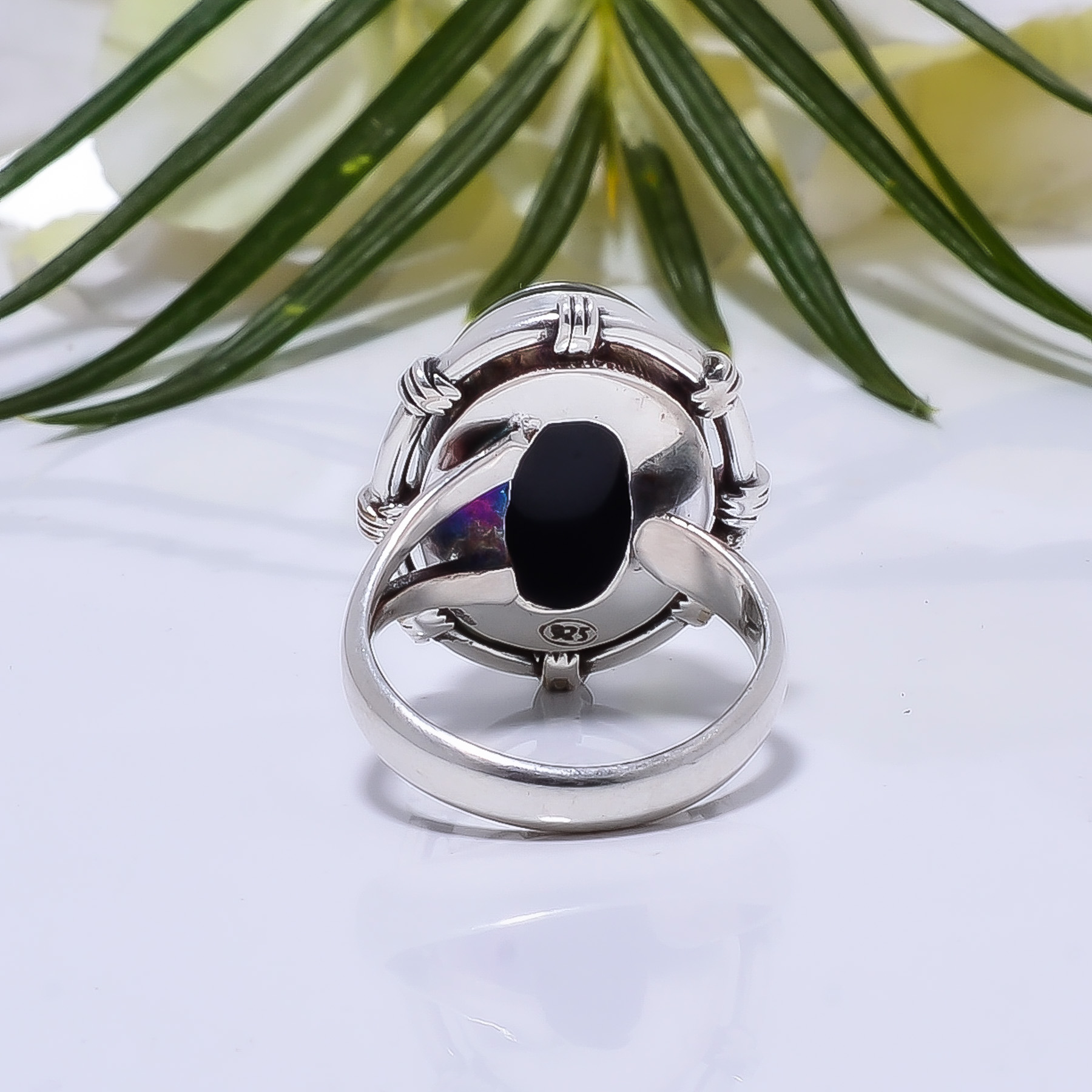 Black Onyx - Brazil Gemstone 925 Sterling Silver Ring