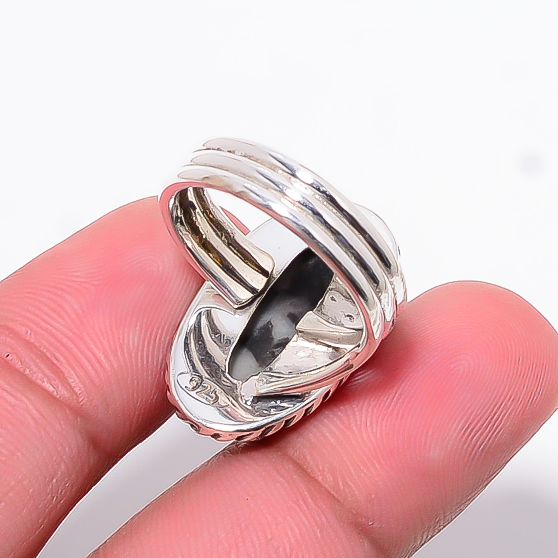 White Buffalo Turquoise - Nevada 925 Sterling Silver Ring