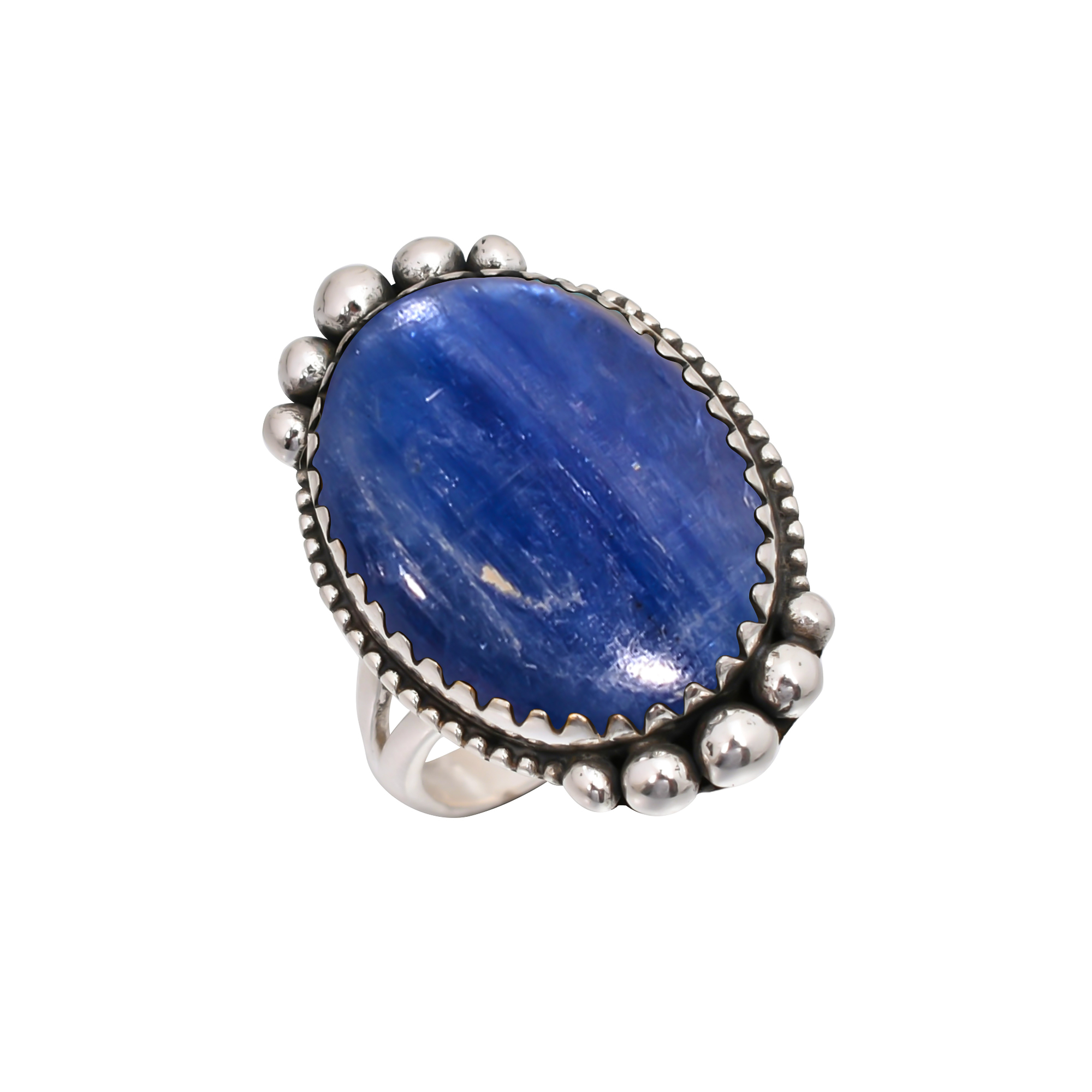 Kyanite - Nepal Gemstone 925 Sterling Silver Ring
